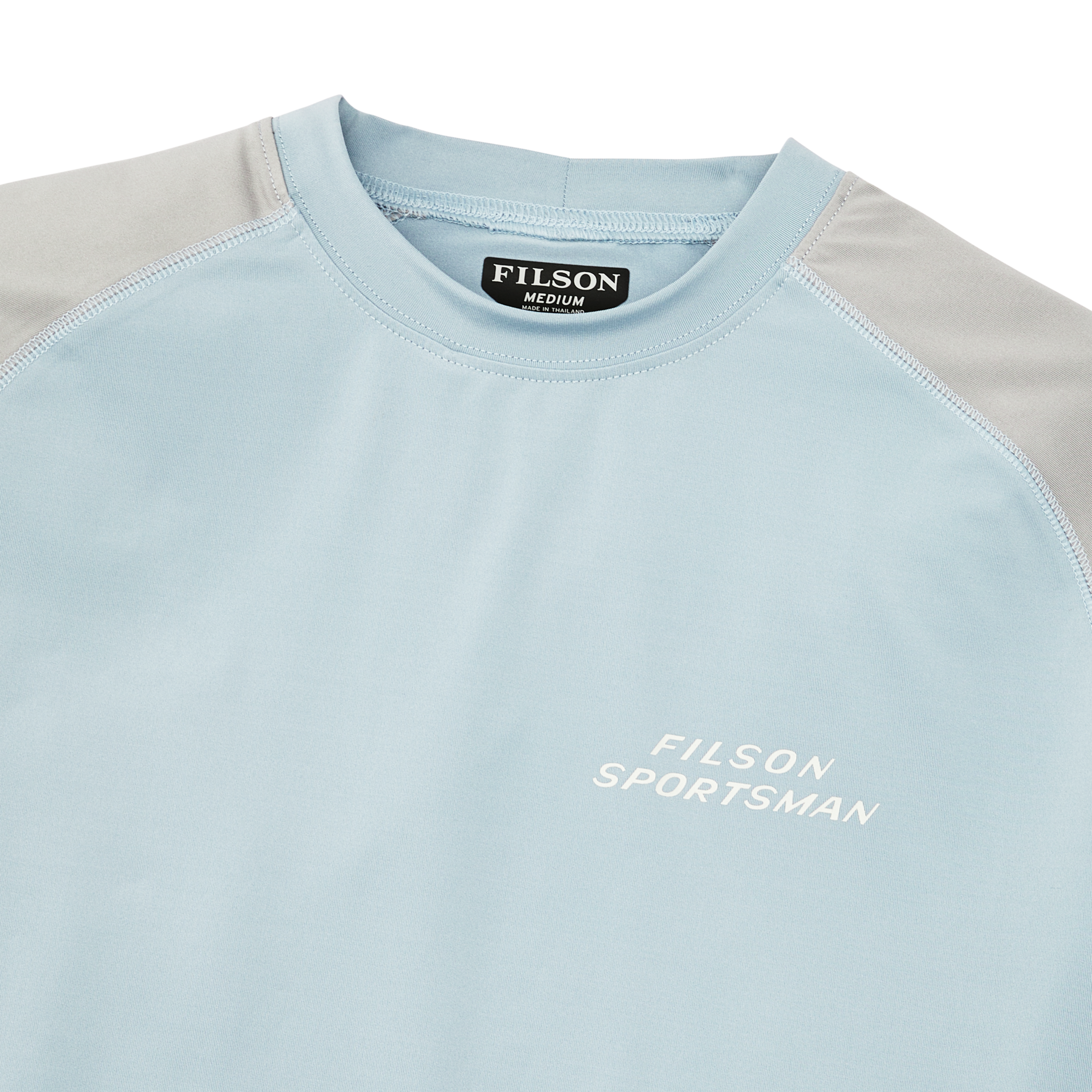 Long Sleeve Barrier T-shirt - Stone Blue / Alloy - Image 3