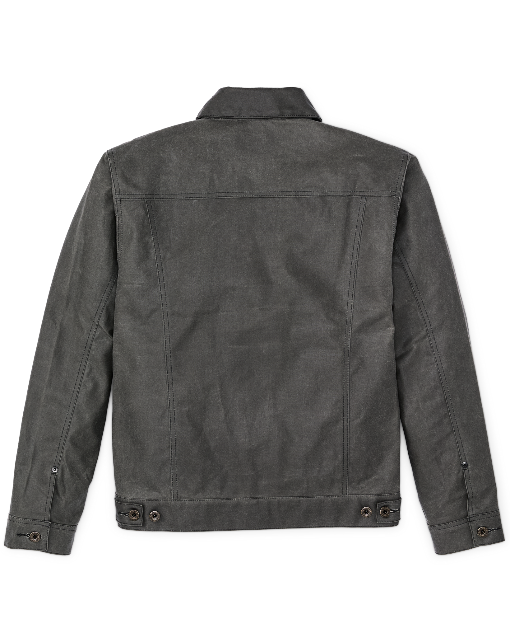 Tin Cloth Short Lined Cruiser Jacket - Castor Gray - Image 4