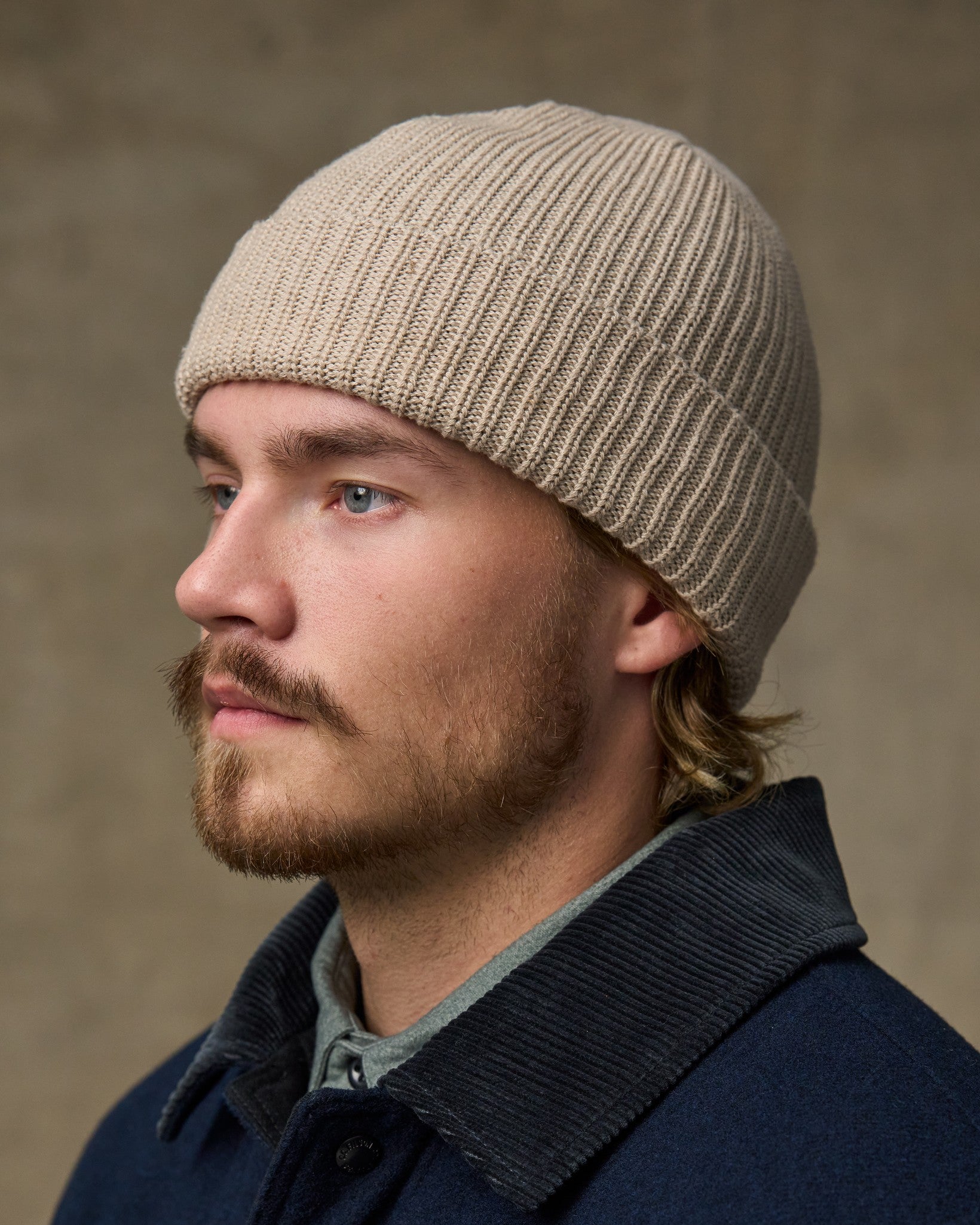 Cotton Watch Cap - Sawdust - Image 3