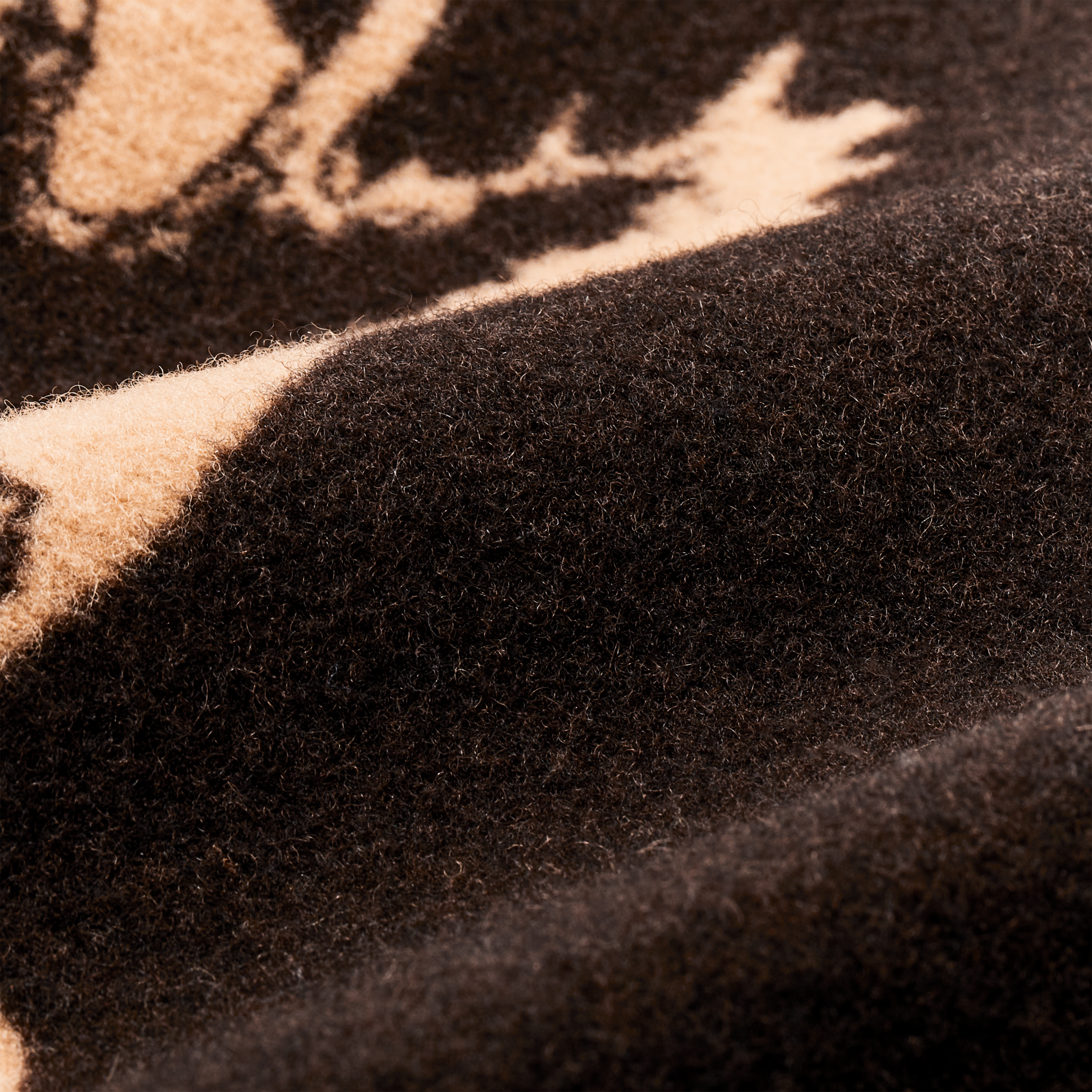 Women's Jacquard Wool Cruiser Jacket - Brown / Khaki Moose - Image 7