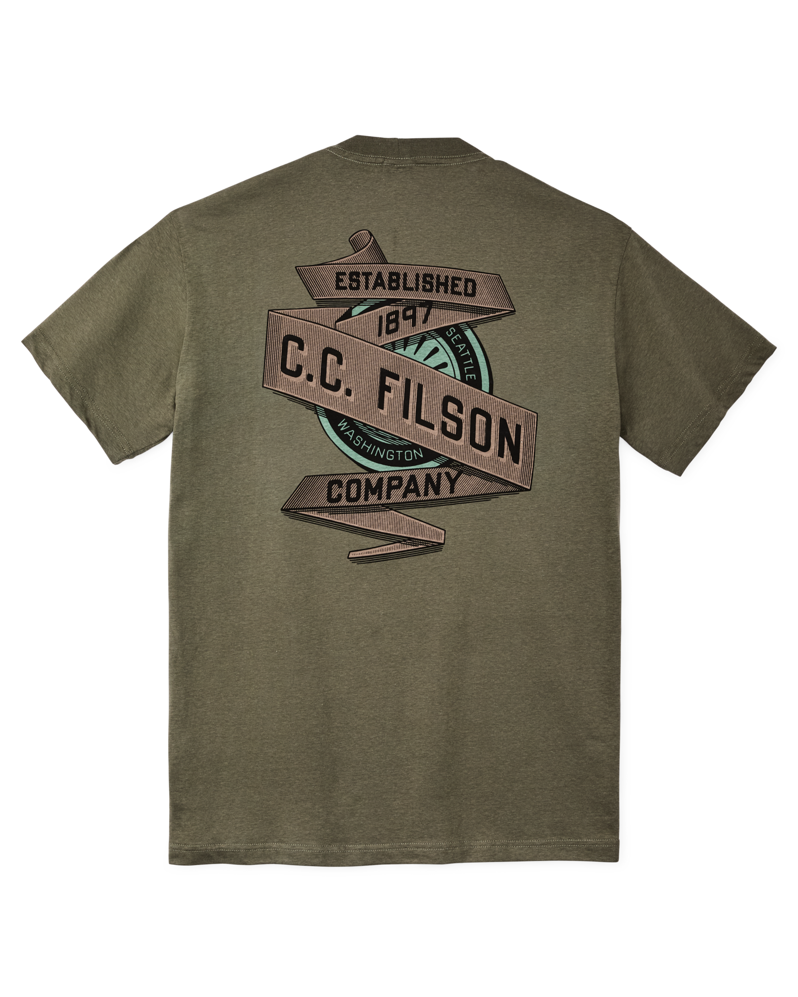 Ranger Graphic T-Shirt - Service Green / Banner - Image 2