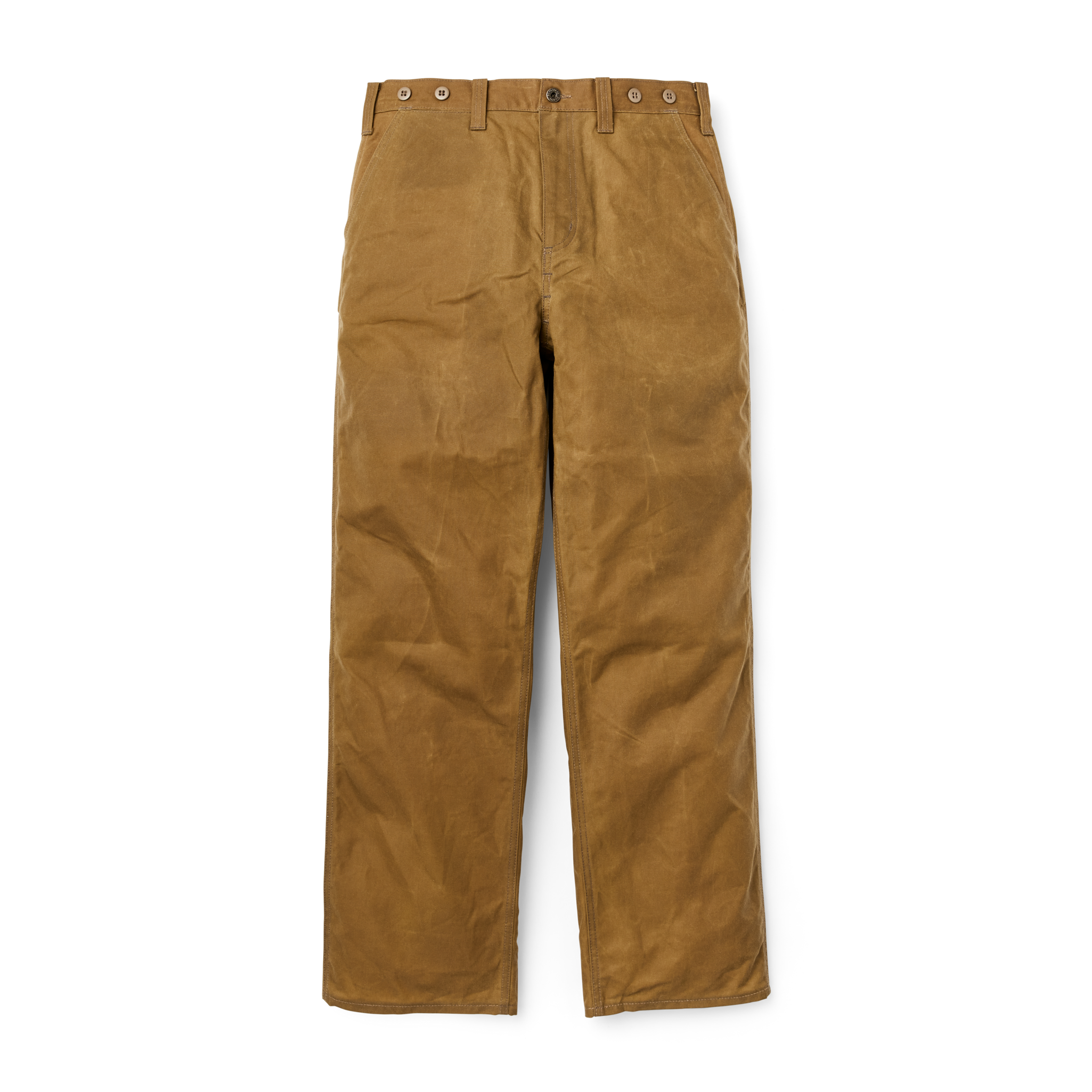Oil Finish Single Tin Cloth Pants - Dark Tan - Image 4