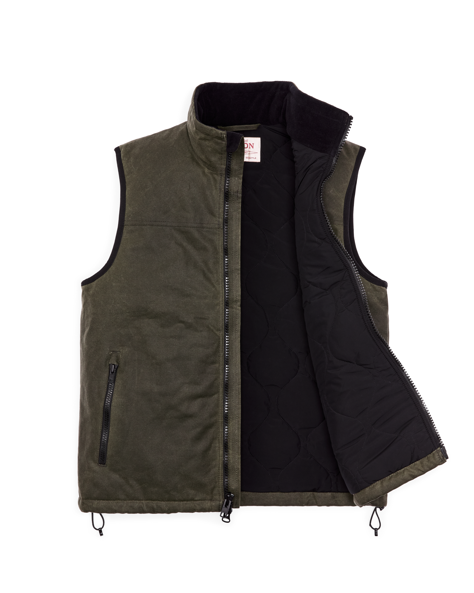 Tin Cloth Primaloft Vest - Otter Green - Image 3
