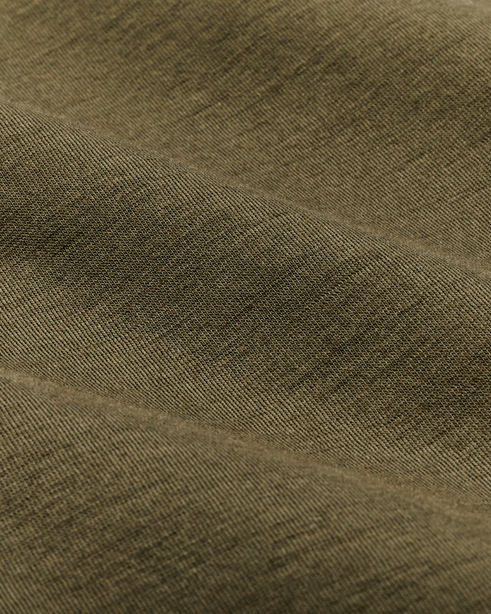 210g Merino Wool Short Sleeve Crewneck - Dark Olive - Image 8