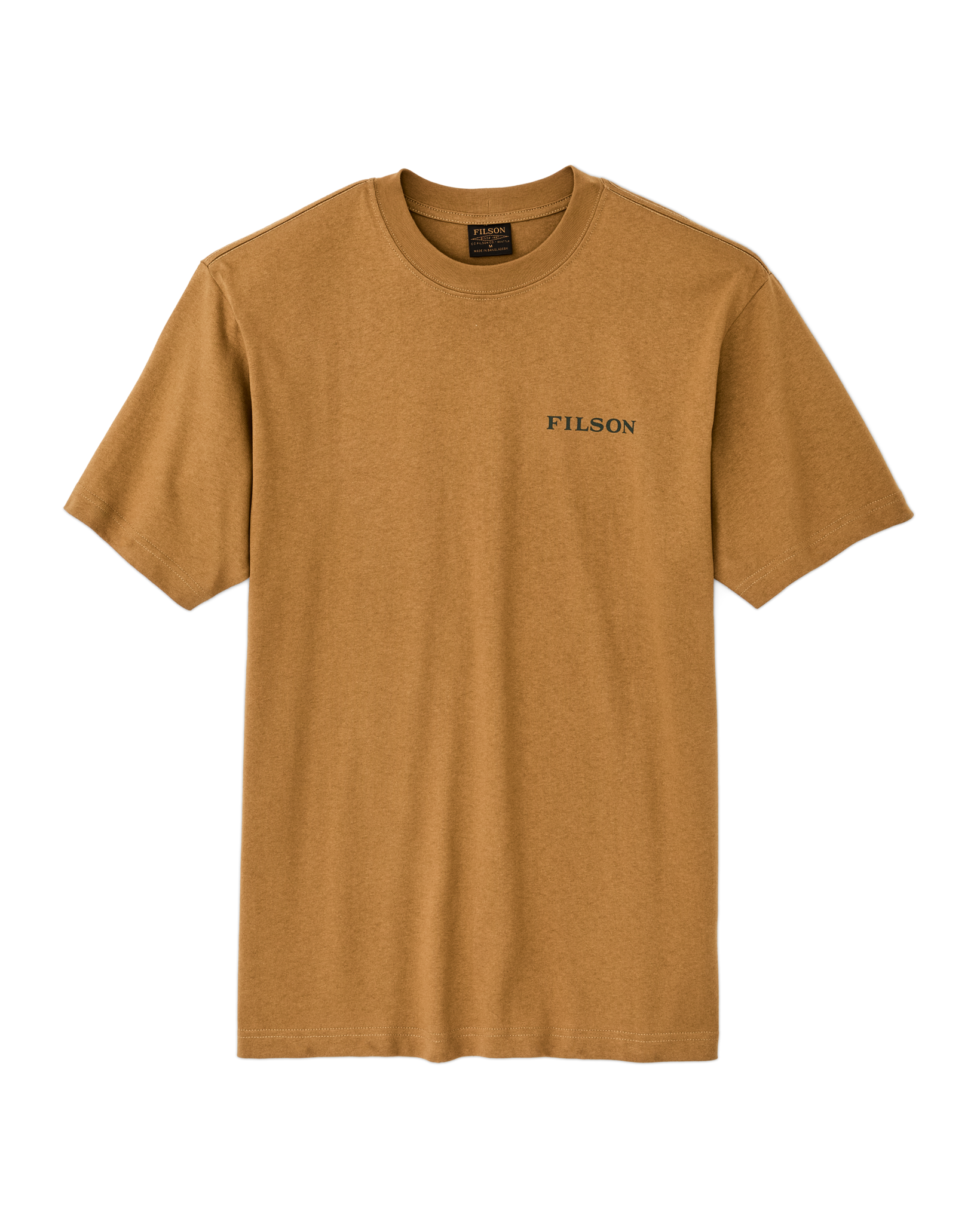 Frontier Logo T-shirt - Golden Tan / Scenic Mark