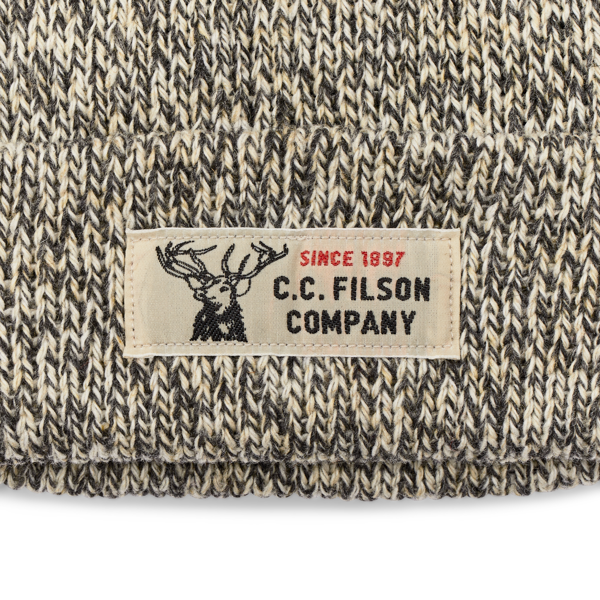 Lined Ragg Wool Beanie - Charcoal Heather - Image 6