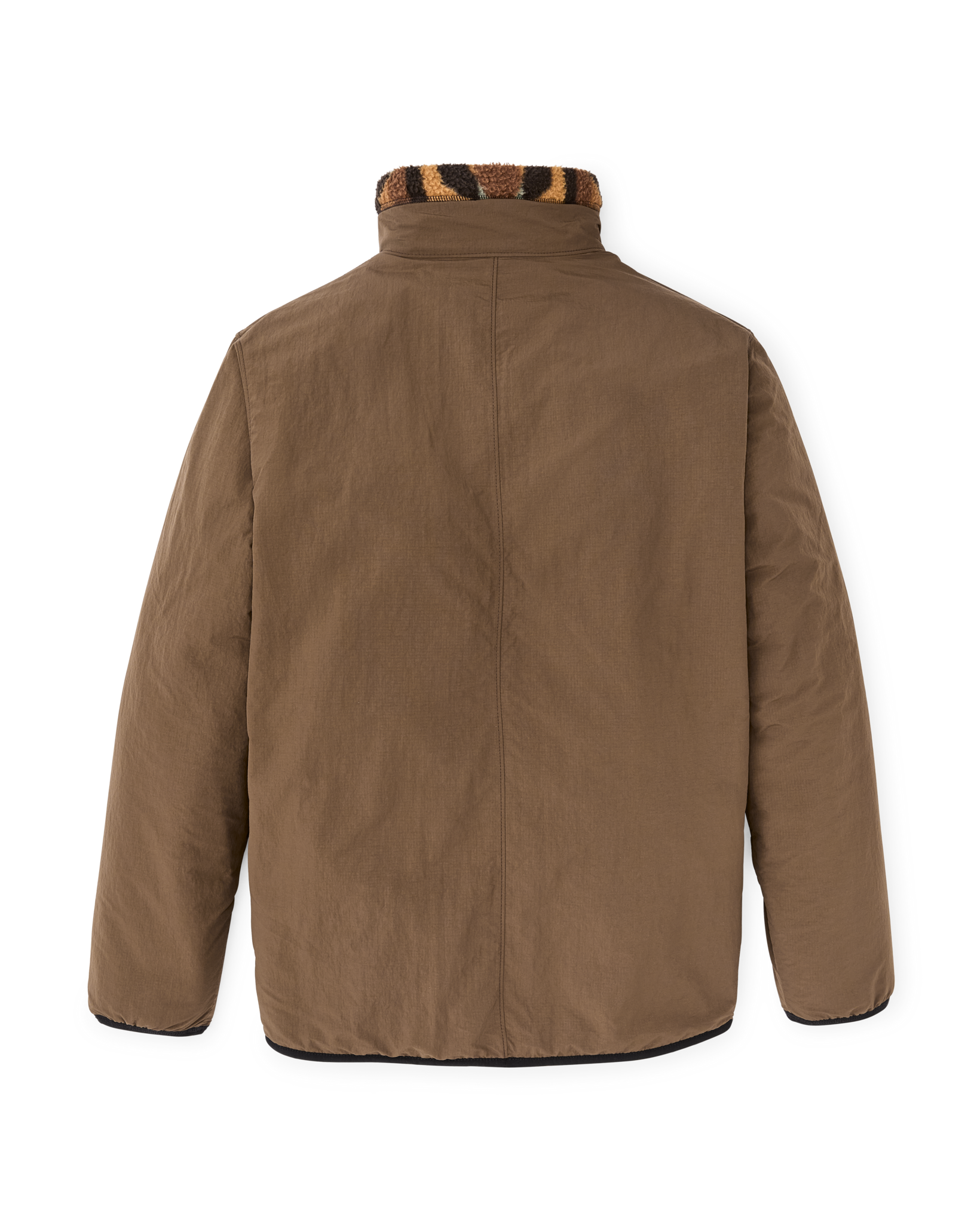 Reversible Pile Fleece Jacket - Brown / Night Camp - Image 3