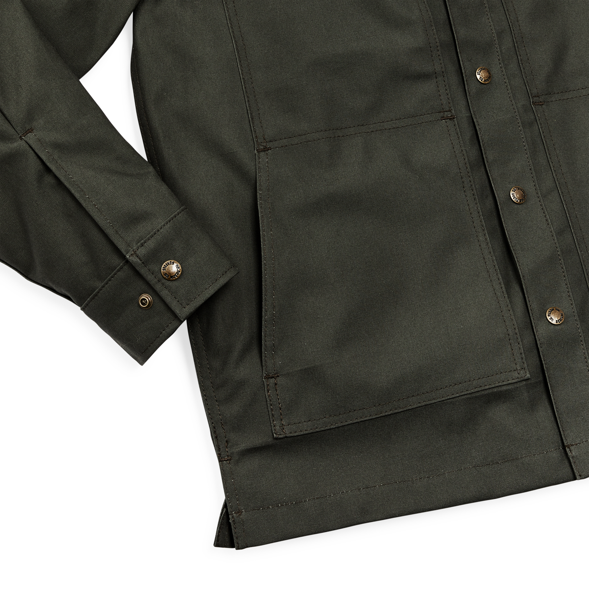 Dry Tin Cloth Jac-shirt - Otter Green - Image 5