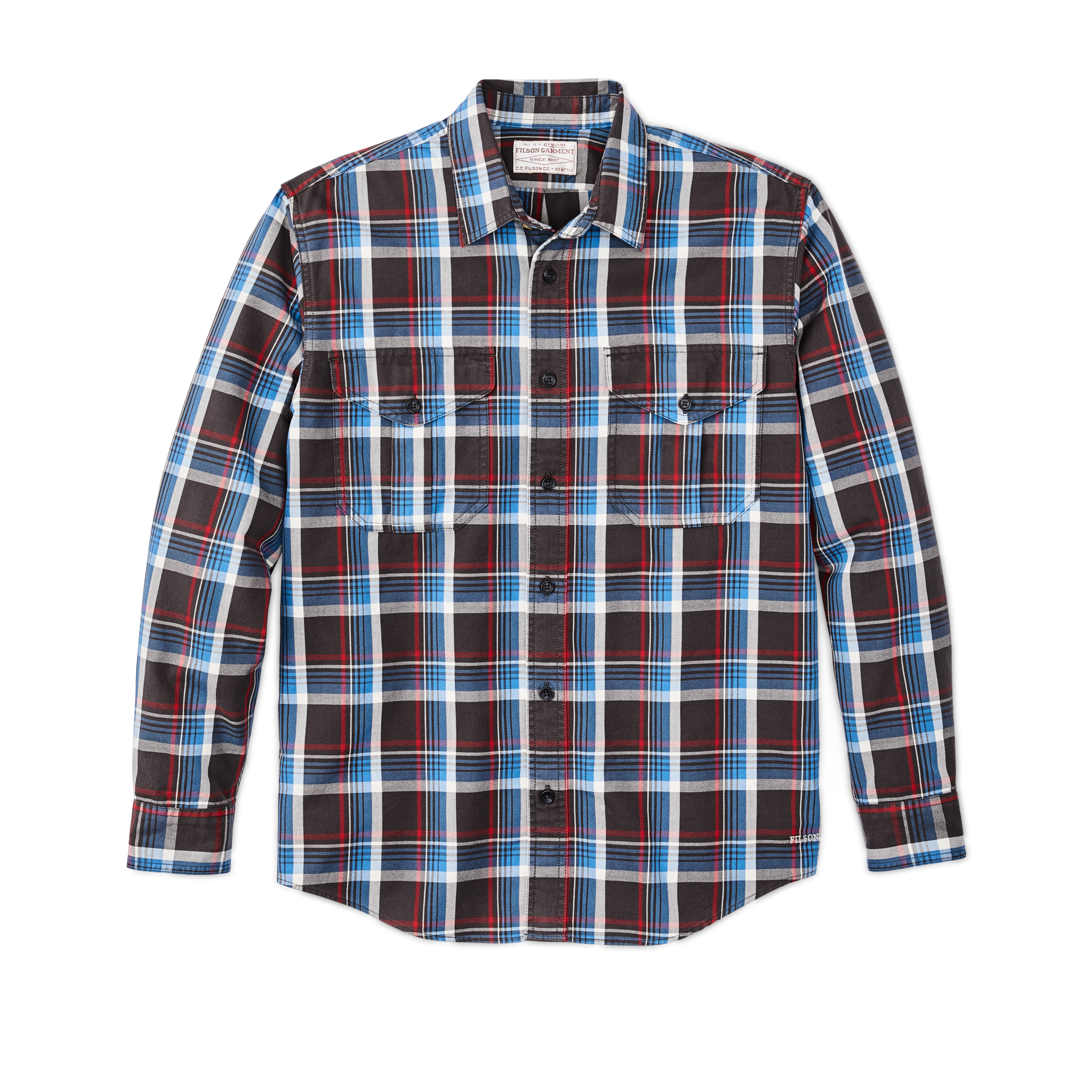 Lightweight Alaskan Guide Shirt - Glacier Blue Plaid