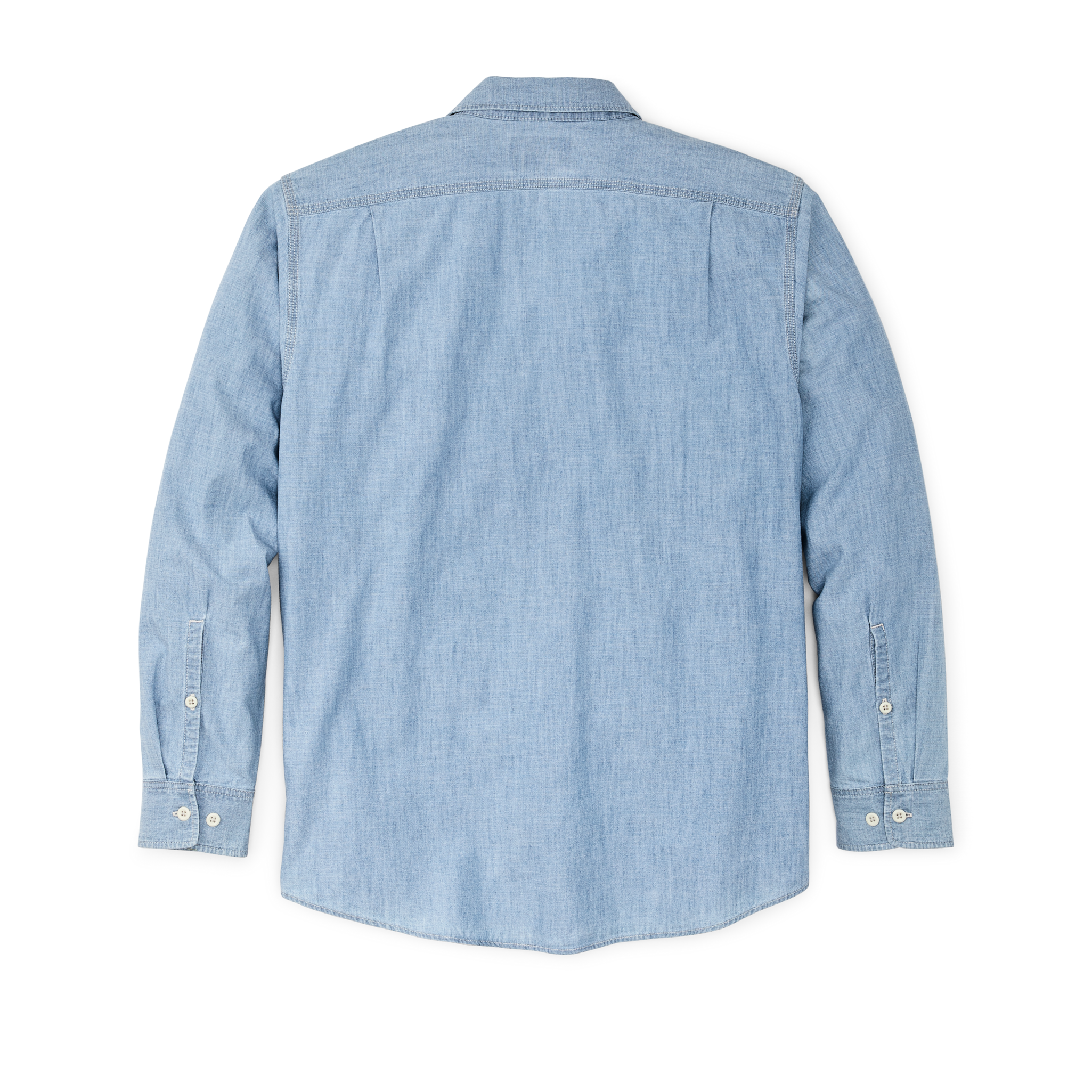 Chambray Cpo Shirt - Light Indigo Chambray - Image 2