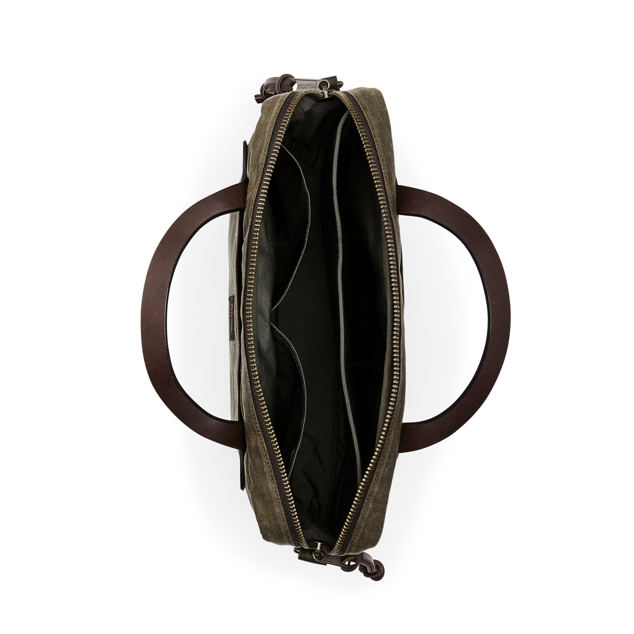 Tin Cloth Compact Briefcase - Otter Green - Image 7