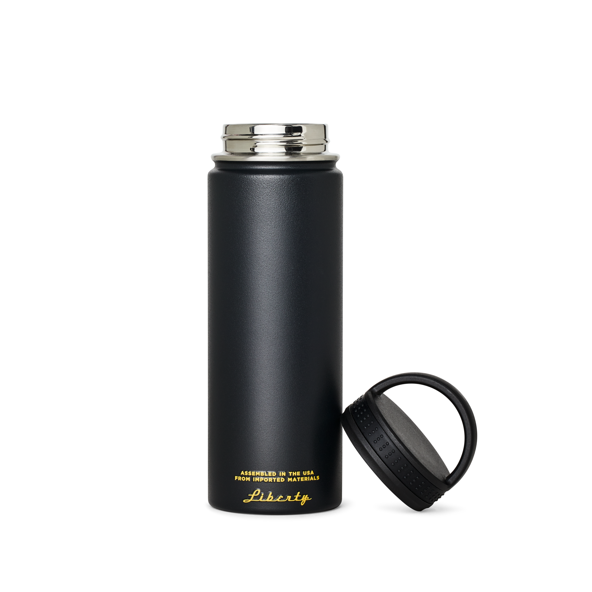 Insulated Water Bottle - Black / Logo - Image 3
