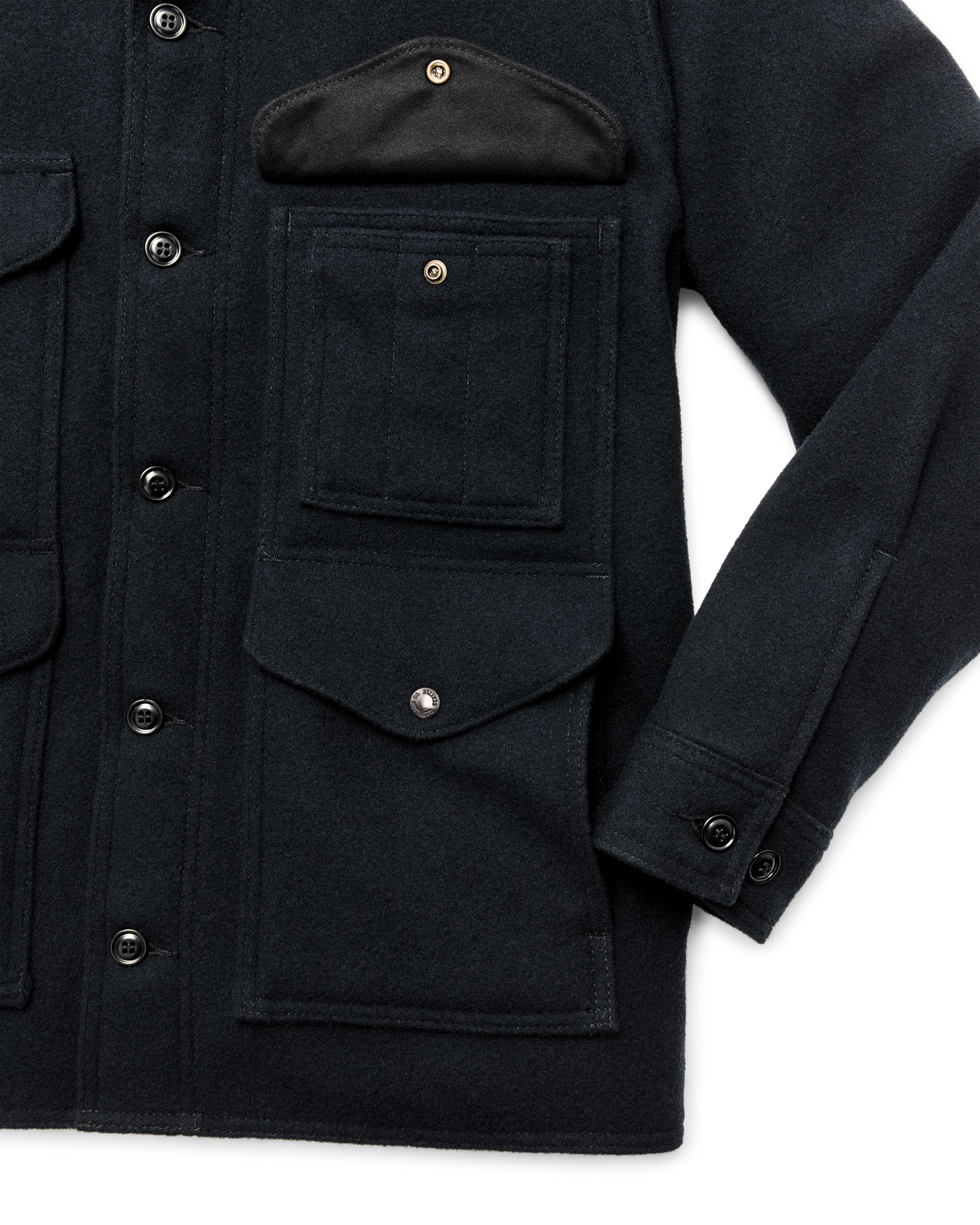 Seattle Wool Cruiser Jacket - Navy - Image 5