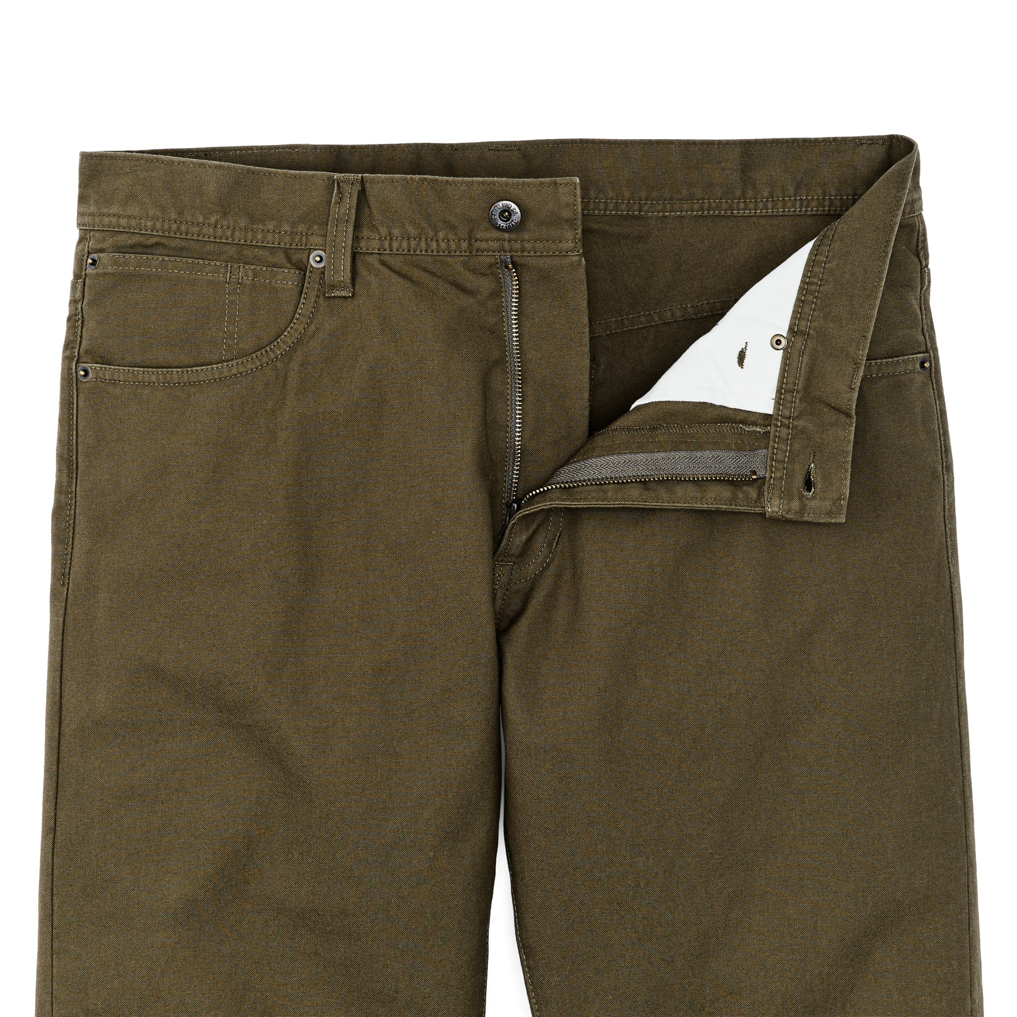 Dry Tin Cloth 5-pocket Pants - Marsh Olive - Image 6