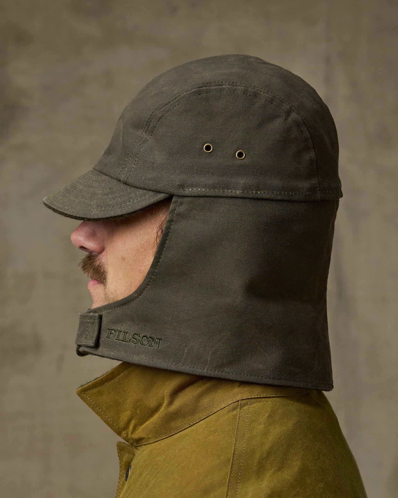 Tin Cloth Wildfowl Hat - Otter Green - Image 4