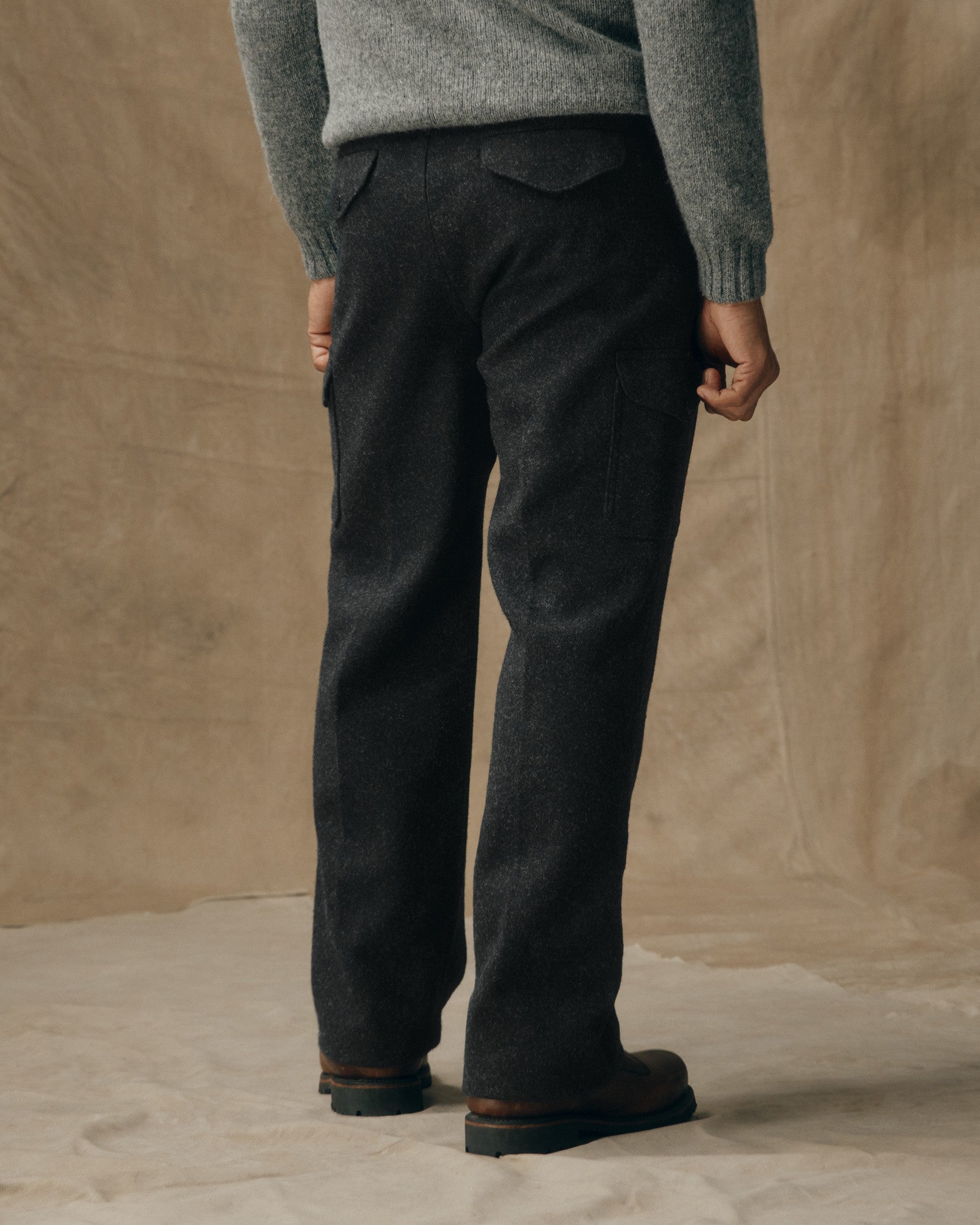 Mackinaw Wool Field Pants - Charcoal - Image 2