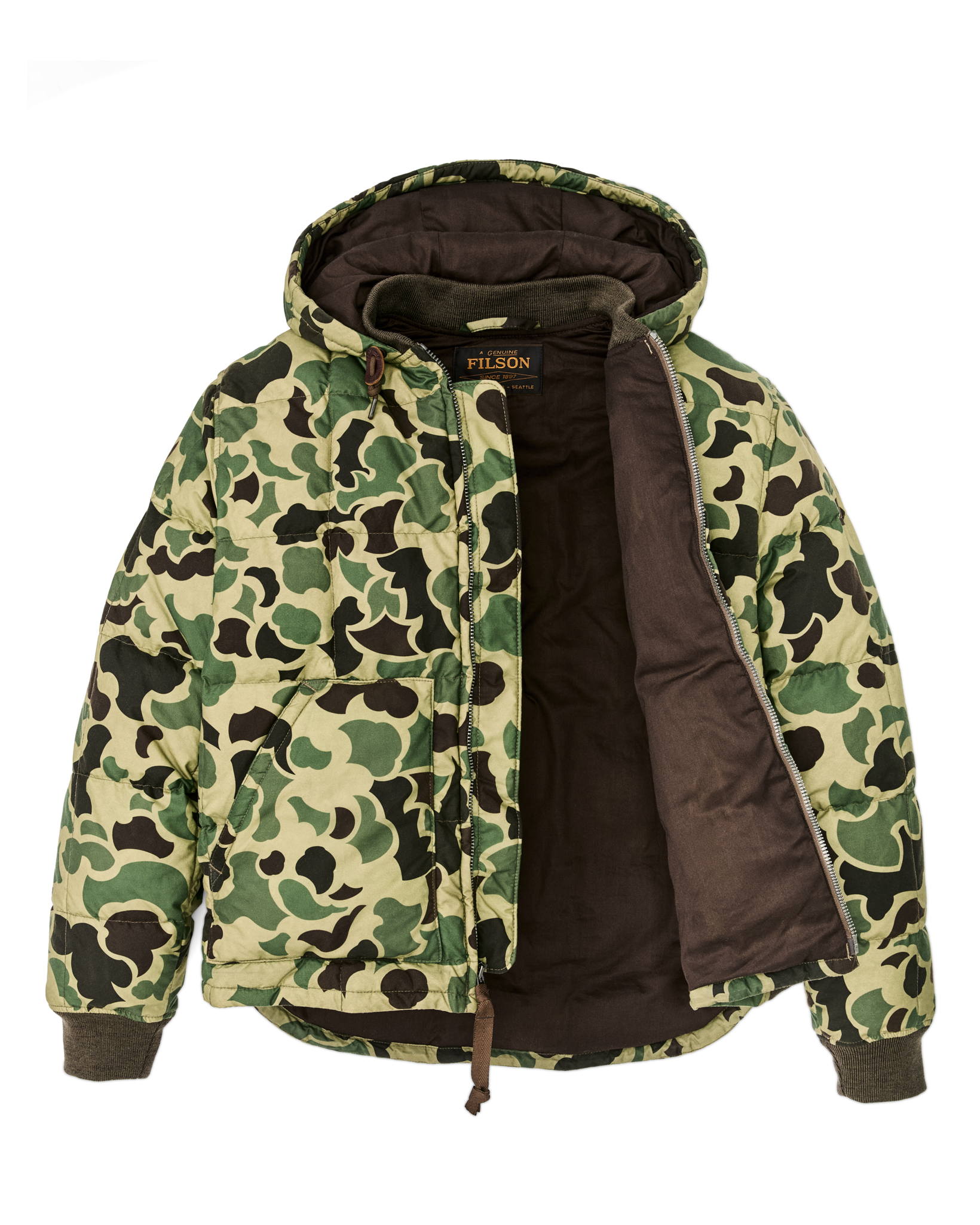 Waxed Down Jacket - Tundra Shrub Camo - Image 6