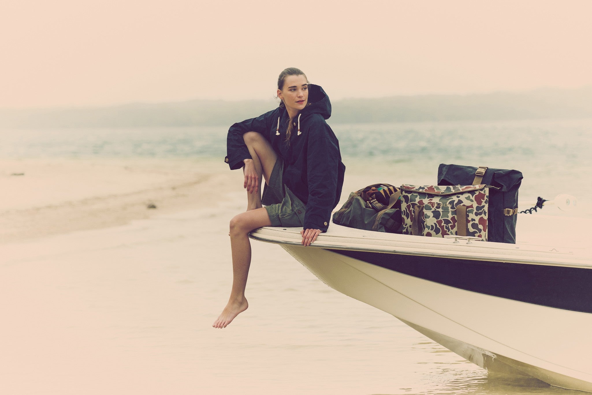 Women's Ranger Hooded Popover - Navy - Image 2