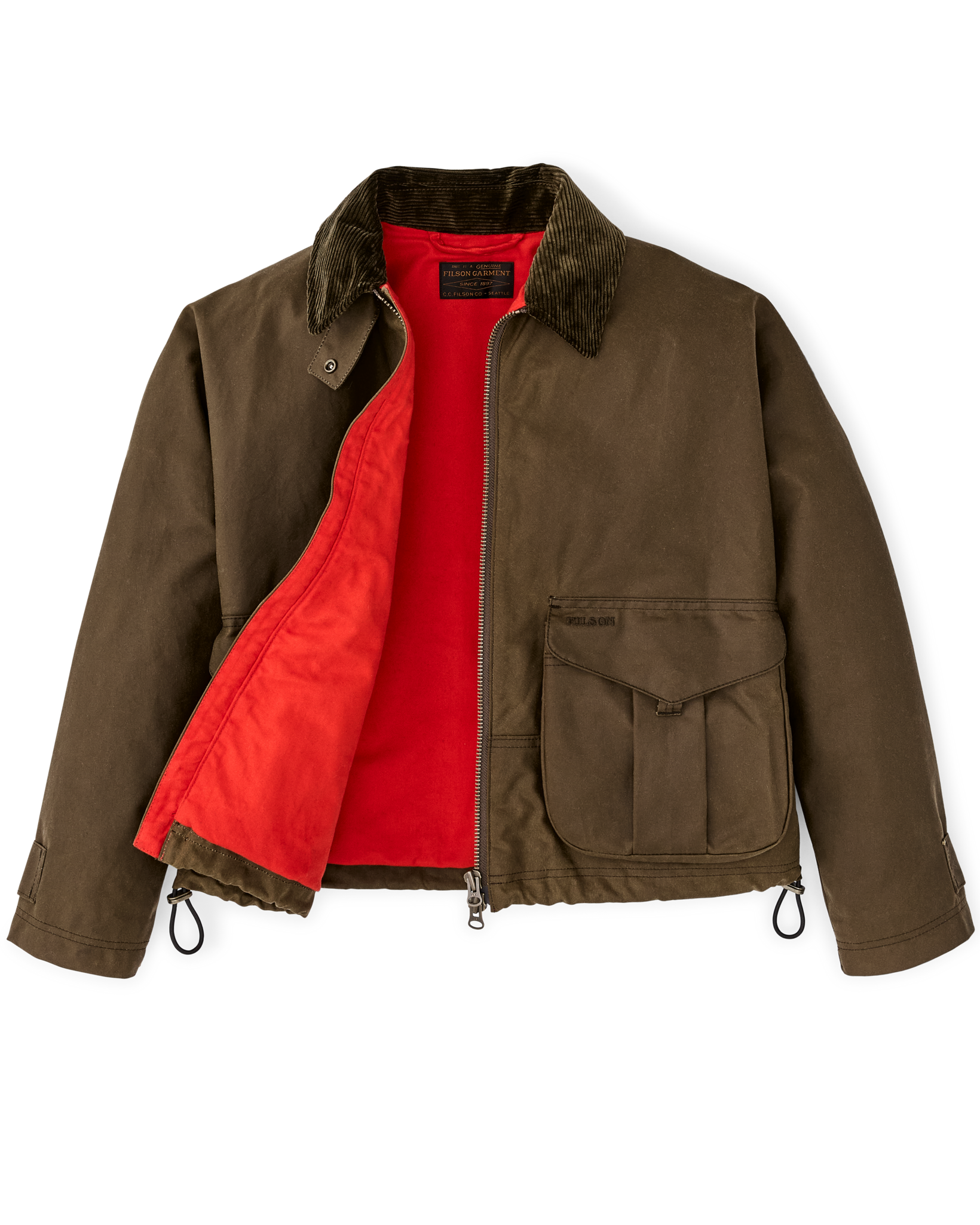 Women's Shelter Cloth Short Work Jacket - Dark Tan - Image 5