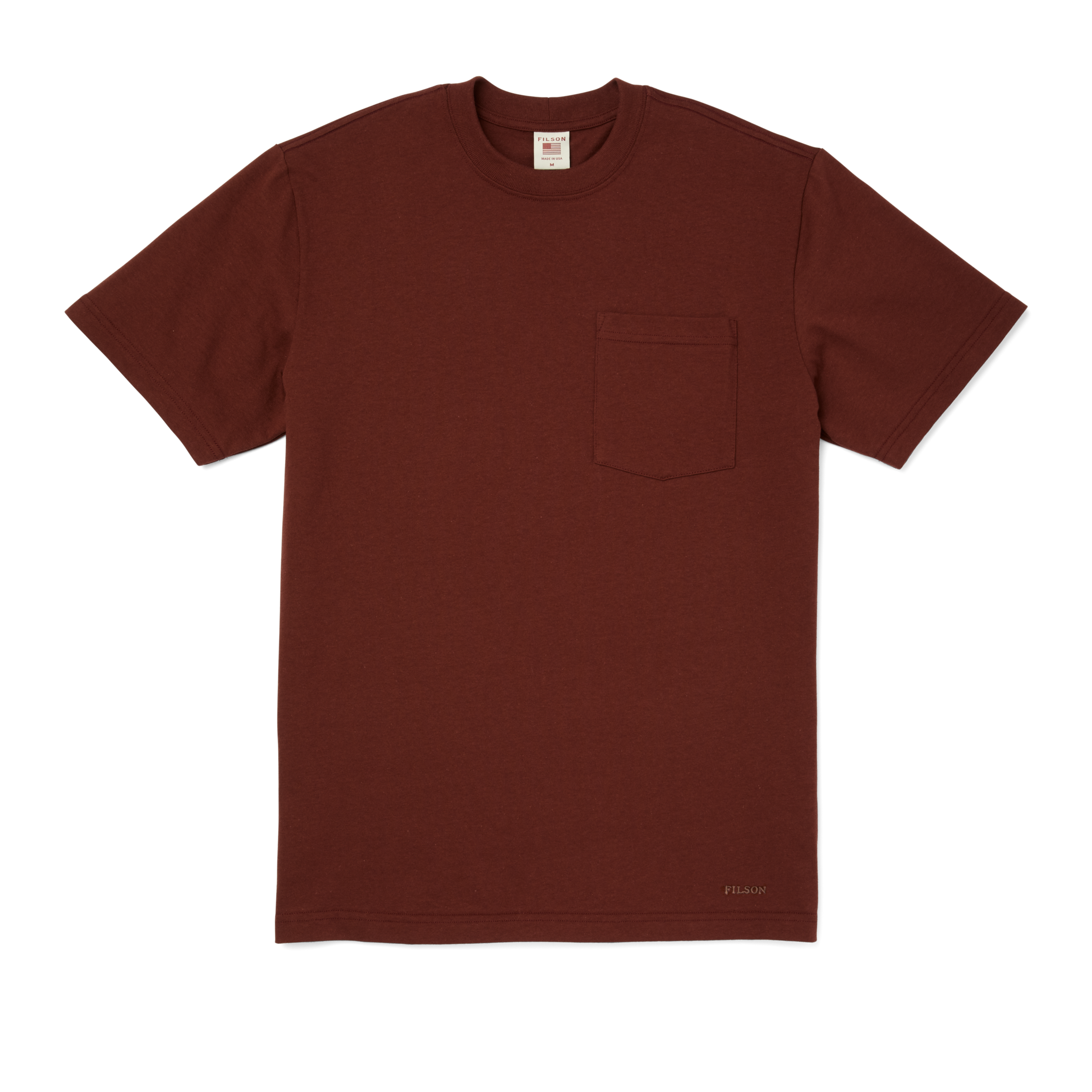 Pioneer Pocket T-shirt - Brick Red