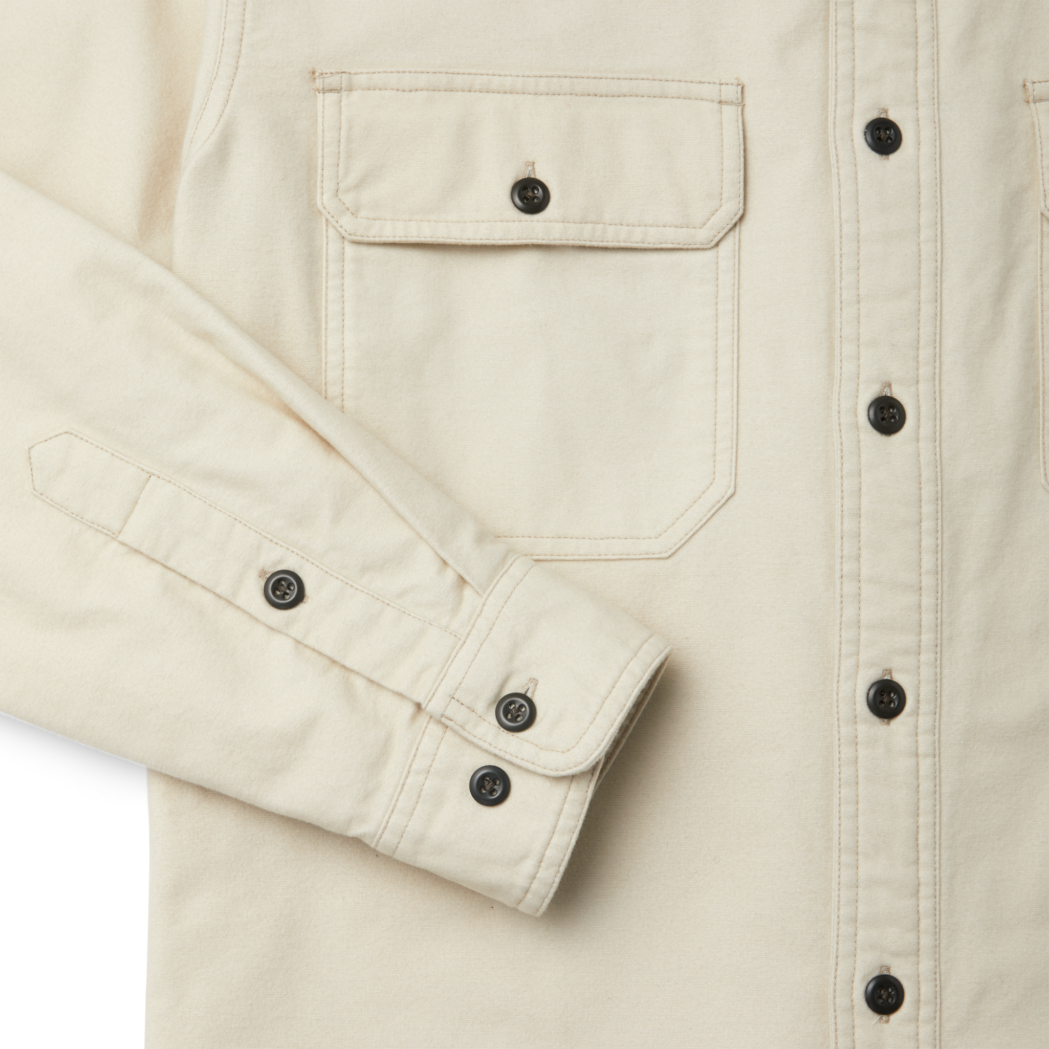 Field Flannel Shirt - Natural - Image 5