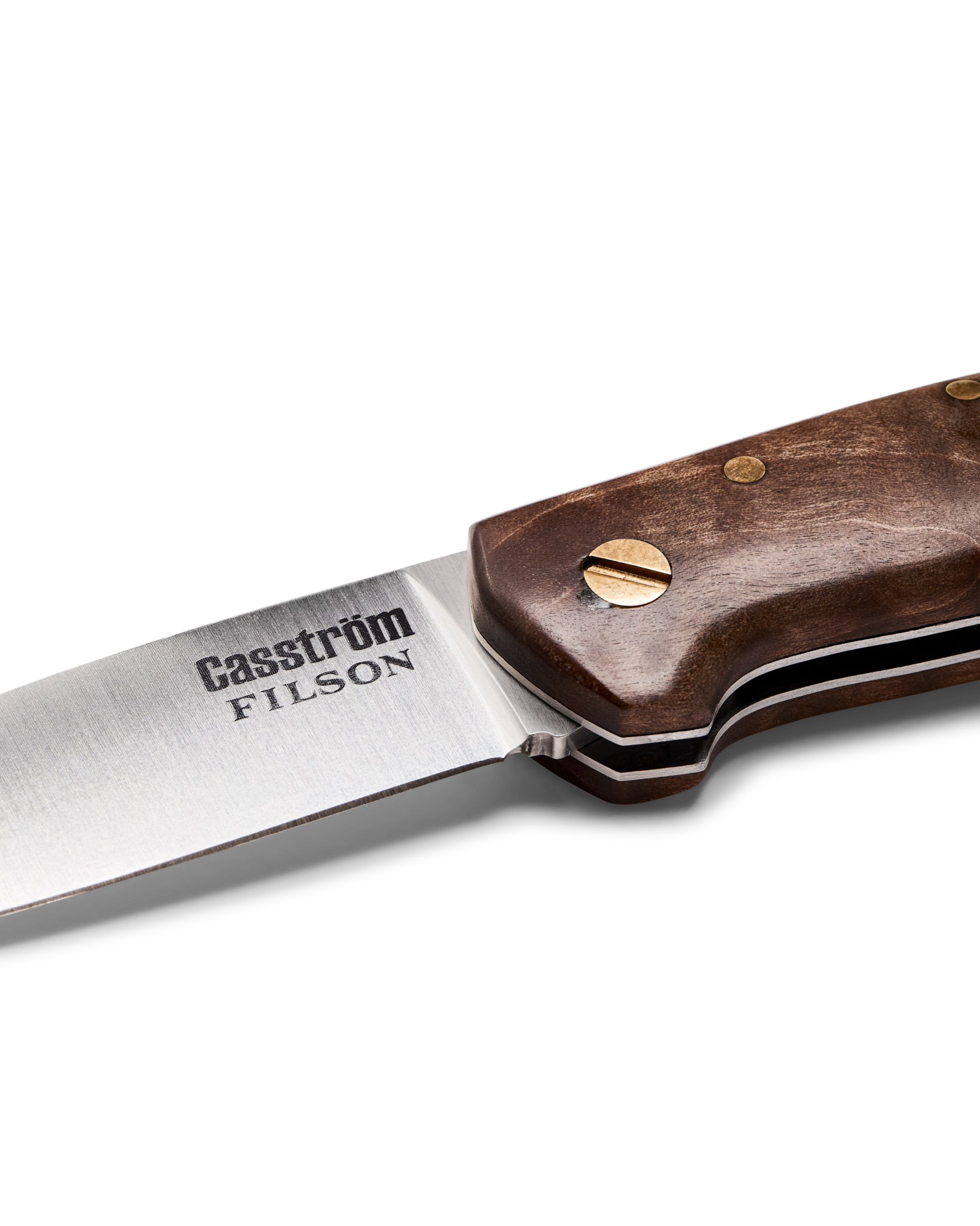 Filson X Casström Lars Fält Folding Knife - Quilted Maple - Image 8