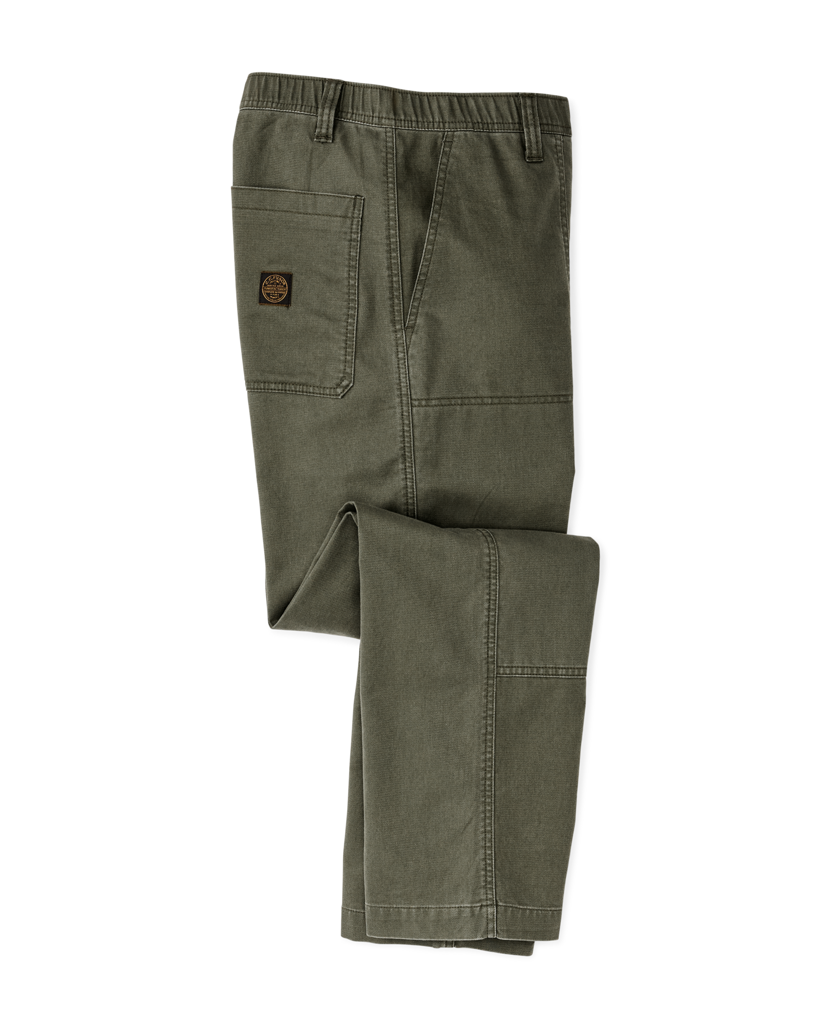 Clarkston Double Front Pants - Surplus Green - Image 4