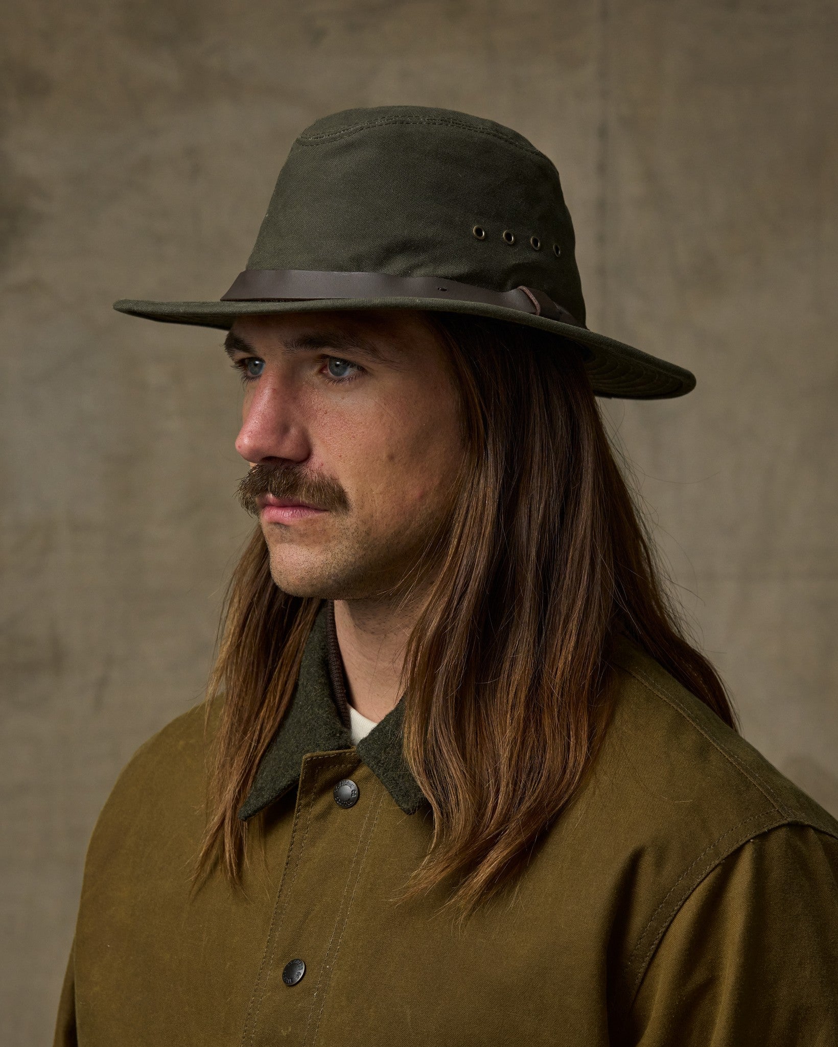 Tin Cloth Packer Hat - Otter Green - Image 3