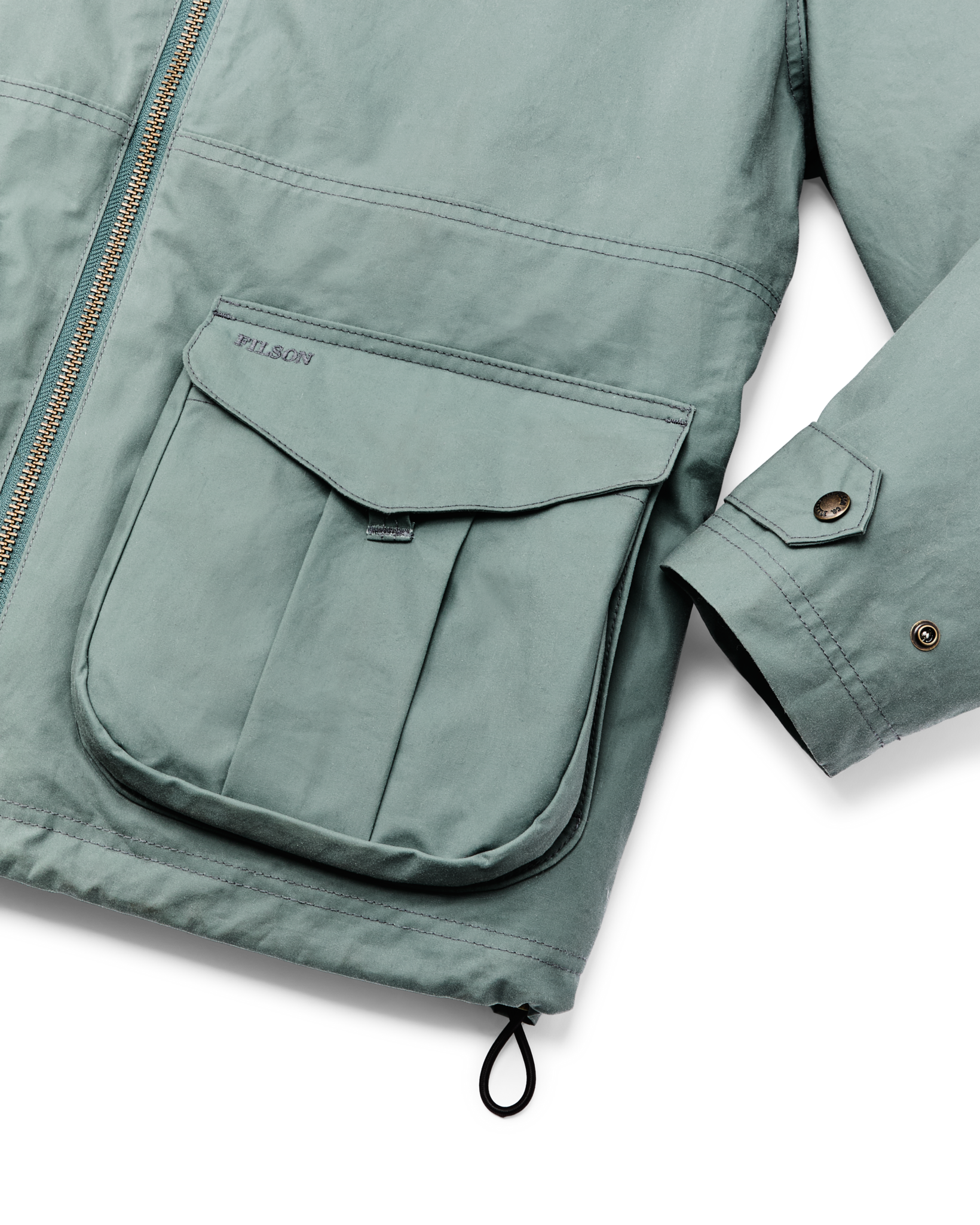 Women's Cover Cloth Raincoat - Balsam Green - Image 8