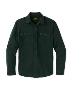 The Rangeland Flannel Shirt - Forest Green