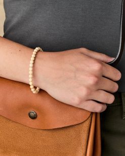 Ivory Jacks Mammoth Bead Bracelet  - Wht