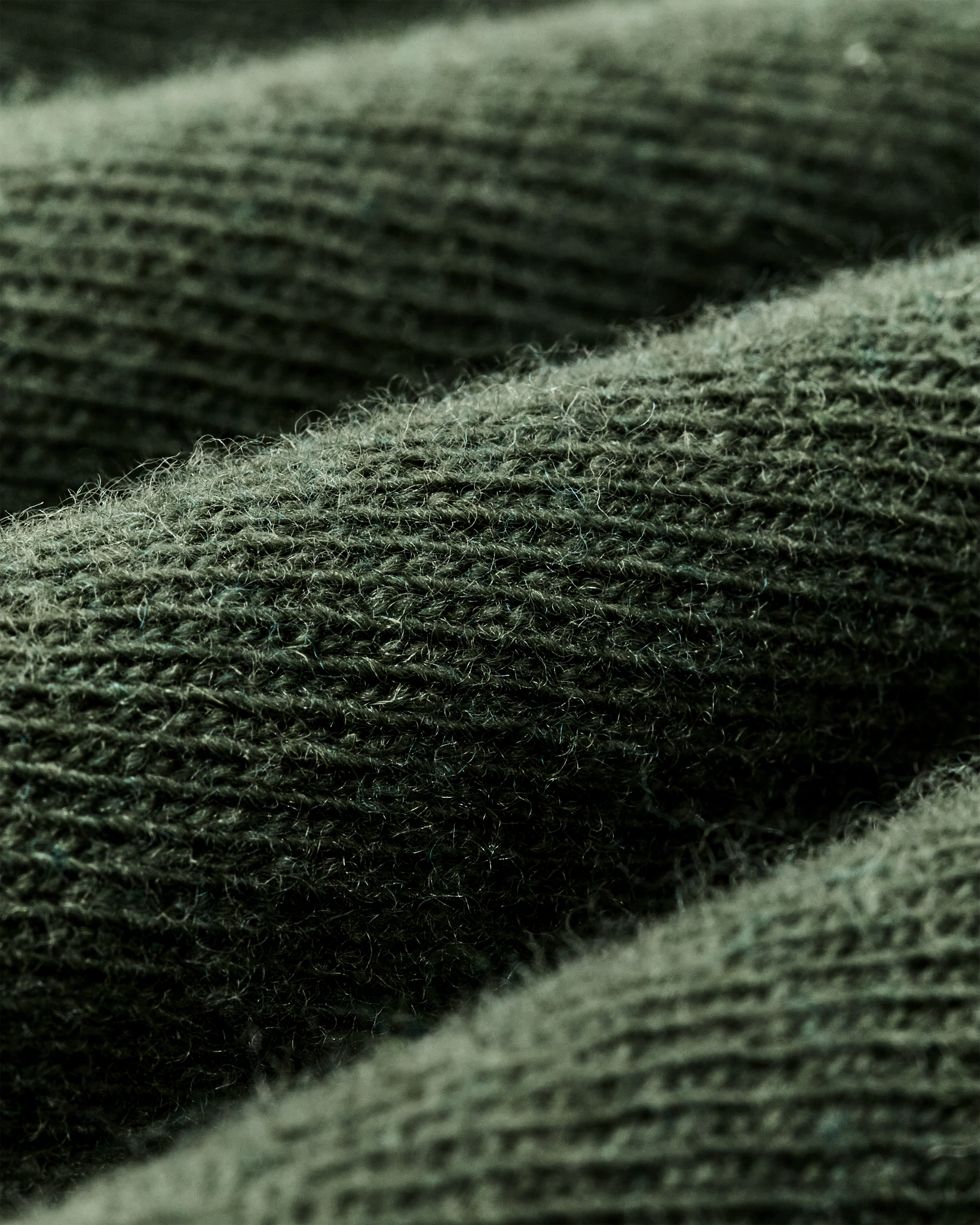 Women's Graphic Wool Sweater - Olive - Image 8