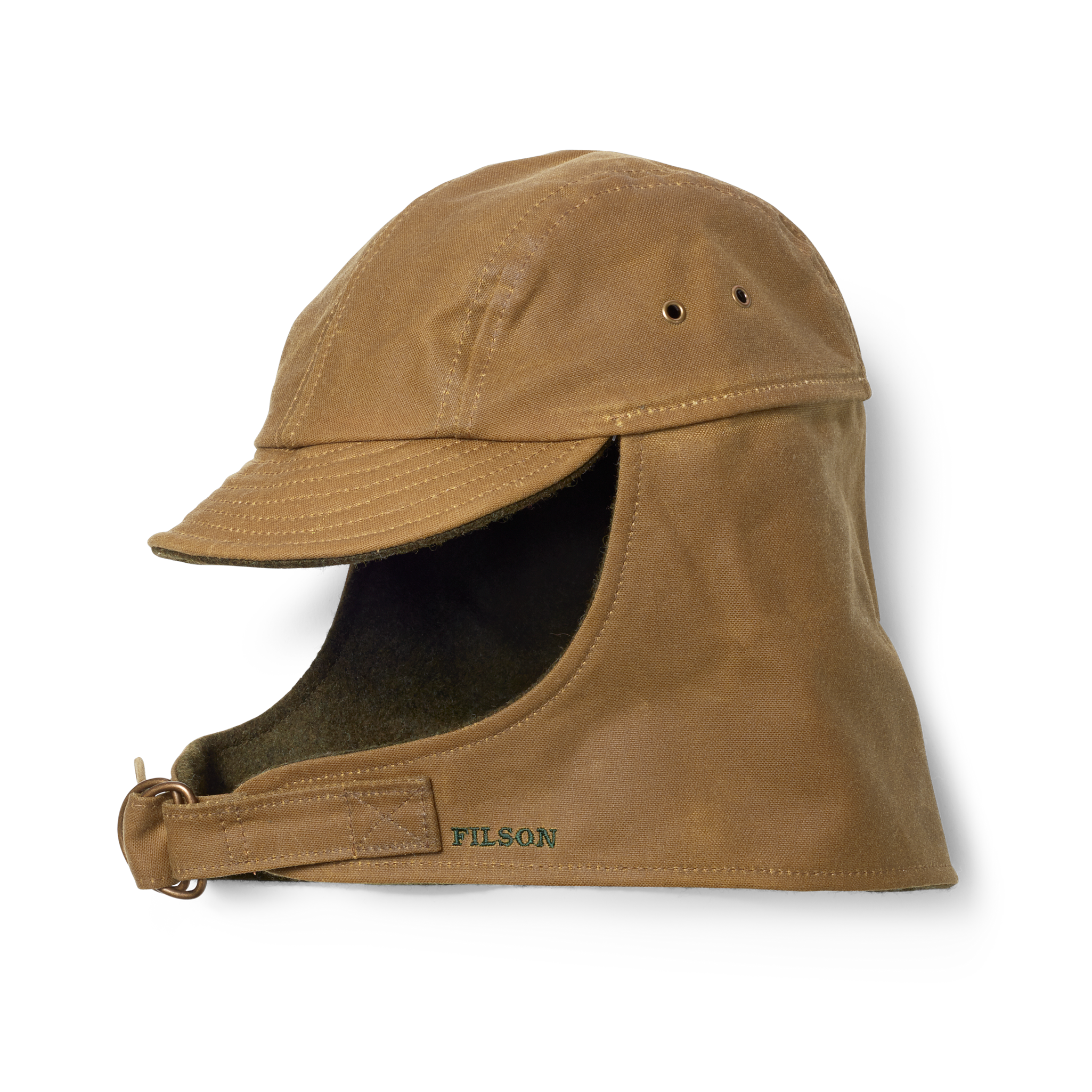 Tin Cloth Wildfowl Hat - Dark Tan - Image 3