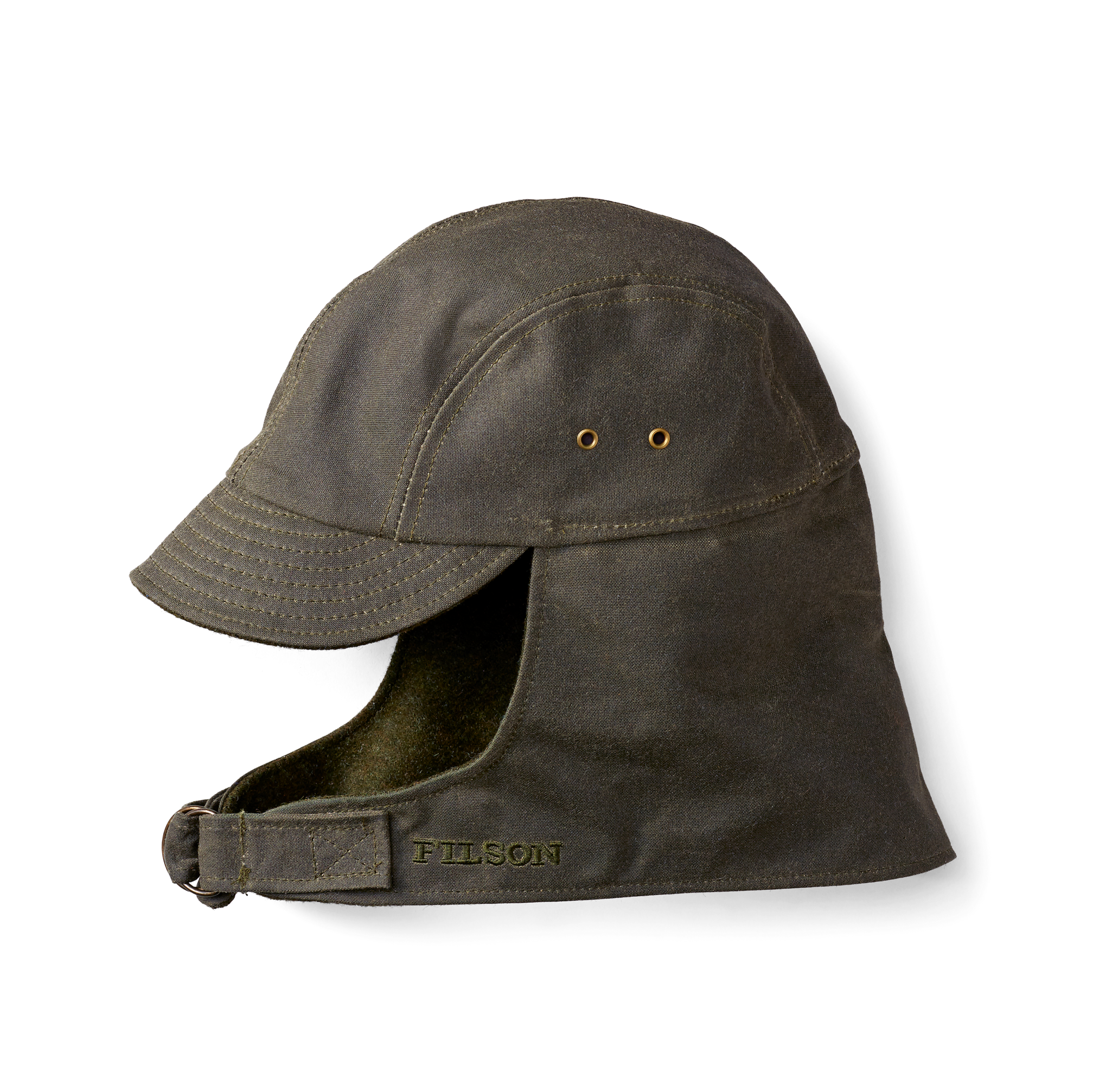 Tin Cloth Wildfowl Hat - Otter Green - Image 7