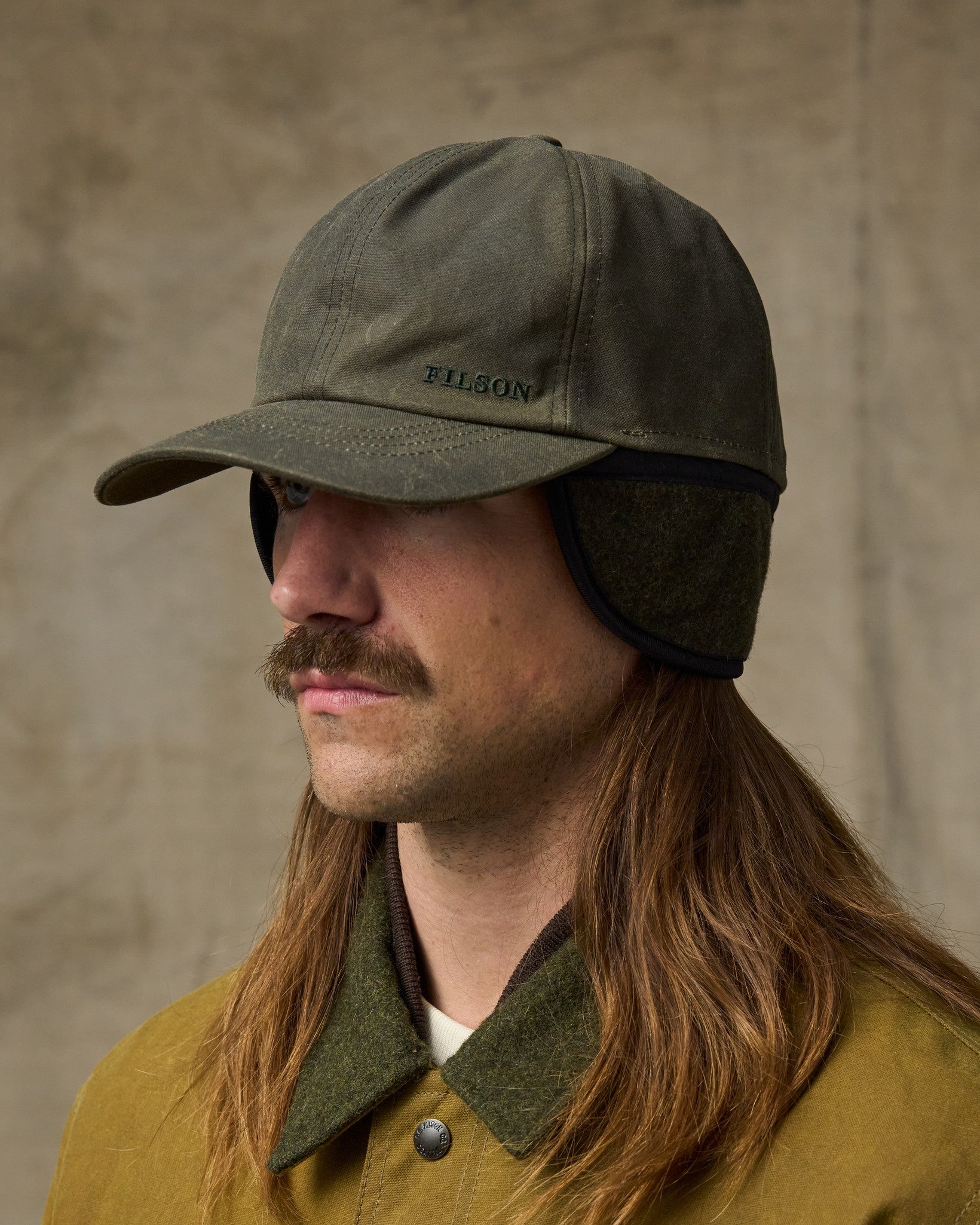 Insulated Tin Cloth Cap - Otter Green - Image 3