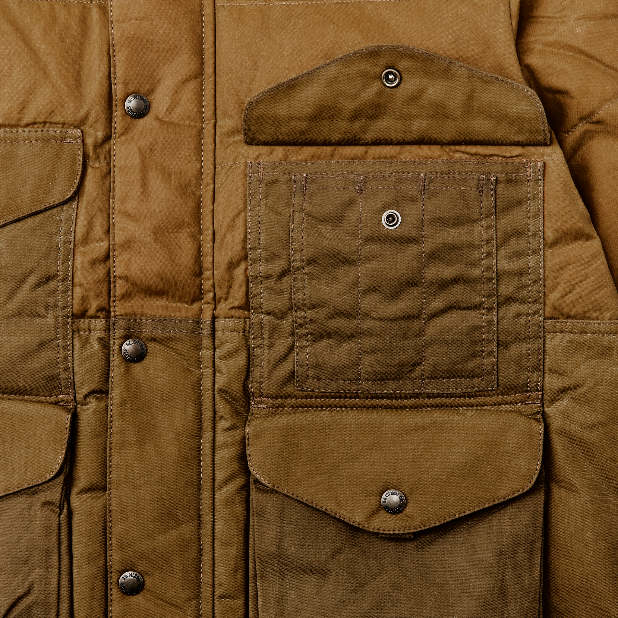 Down Cruiser Jacket - Dark Tan - Image 8