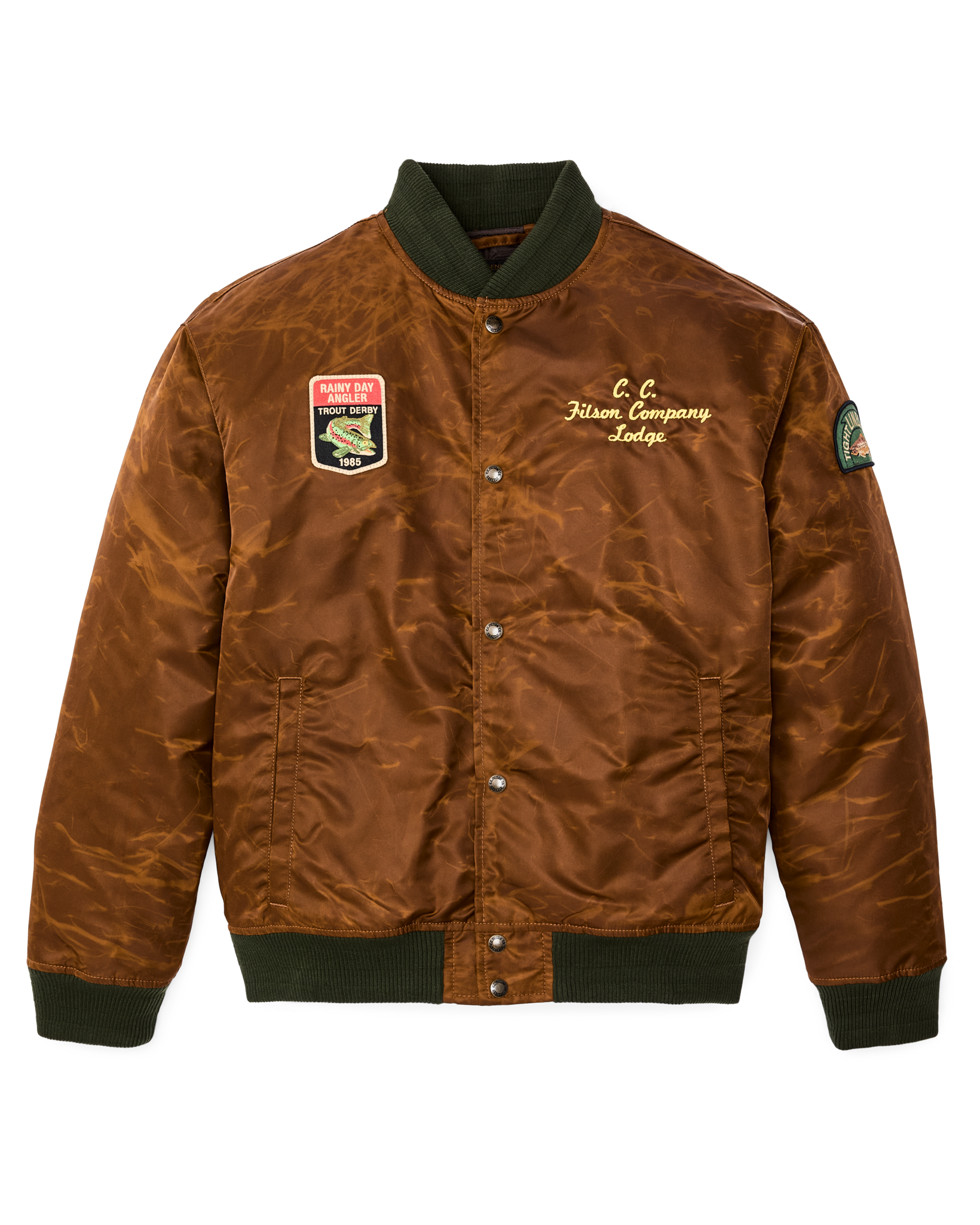 Embroidered Montlake Jacket - Whiskey - Image 7