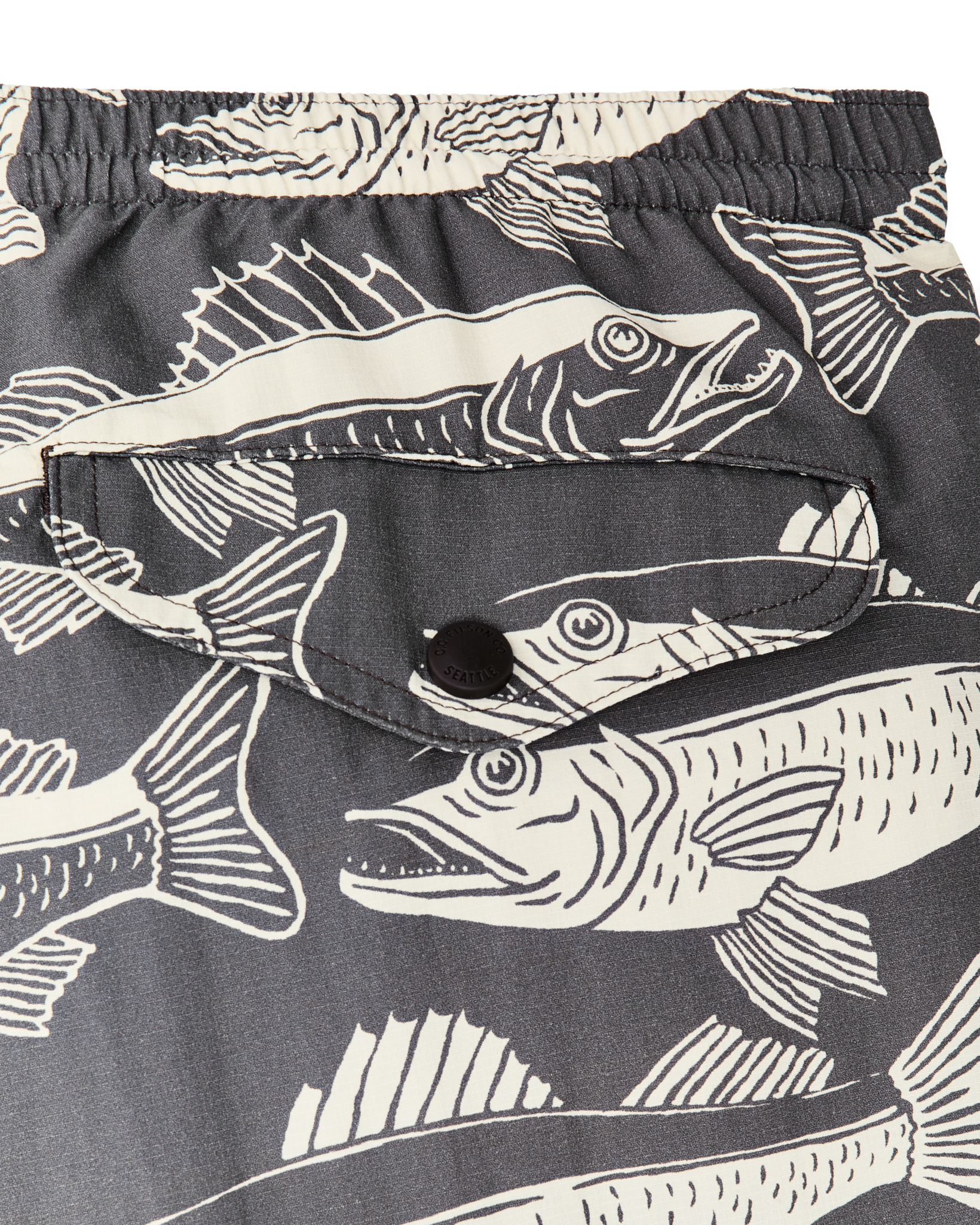 Oxbow Lake Trunks - Beluga Print - Image 8