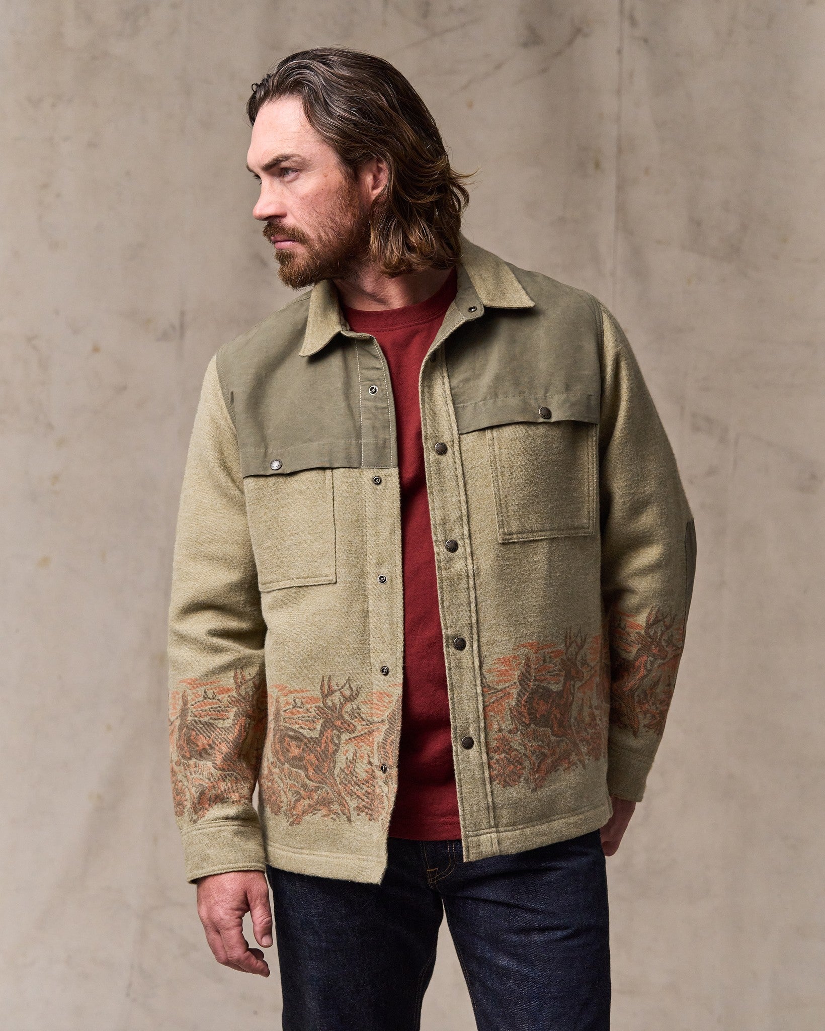 Colchuck Forester Jac-shirt - Sage Heather - Image 4