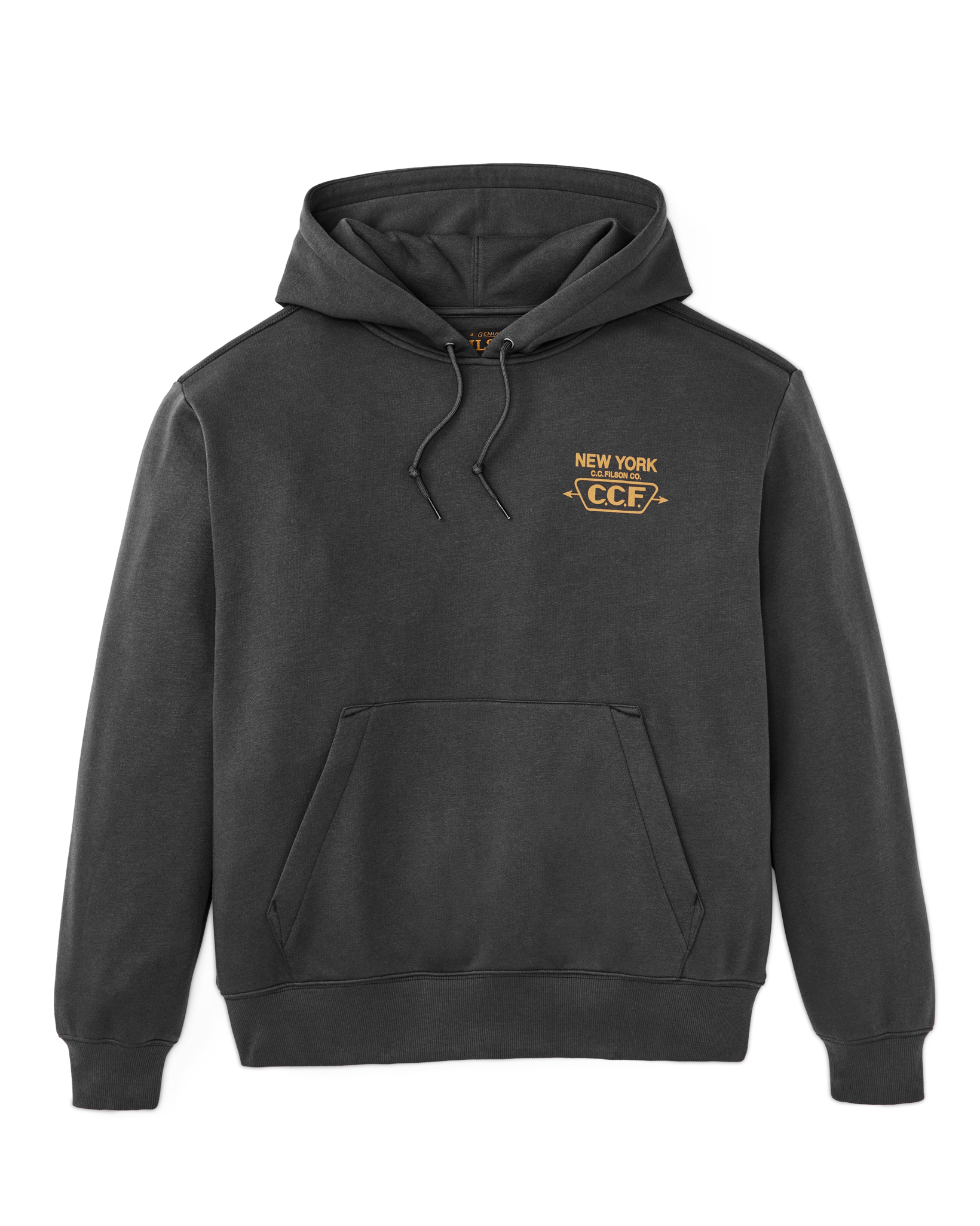 NYC Graphic Hoodie - Faded Black