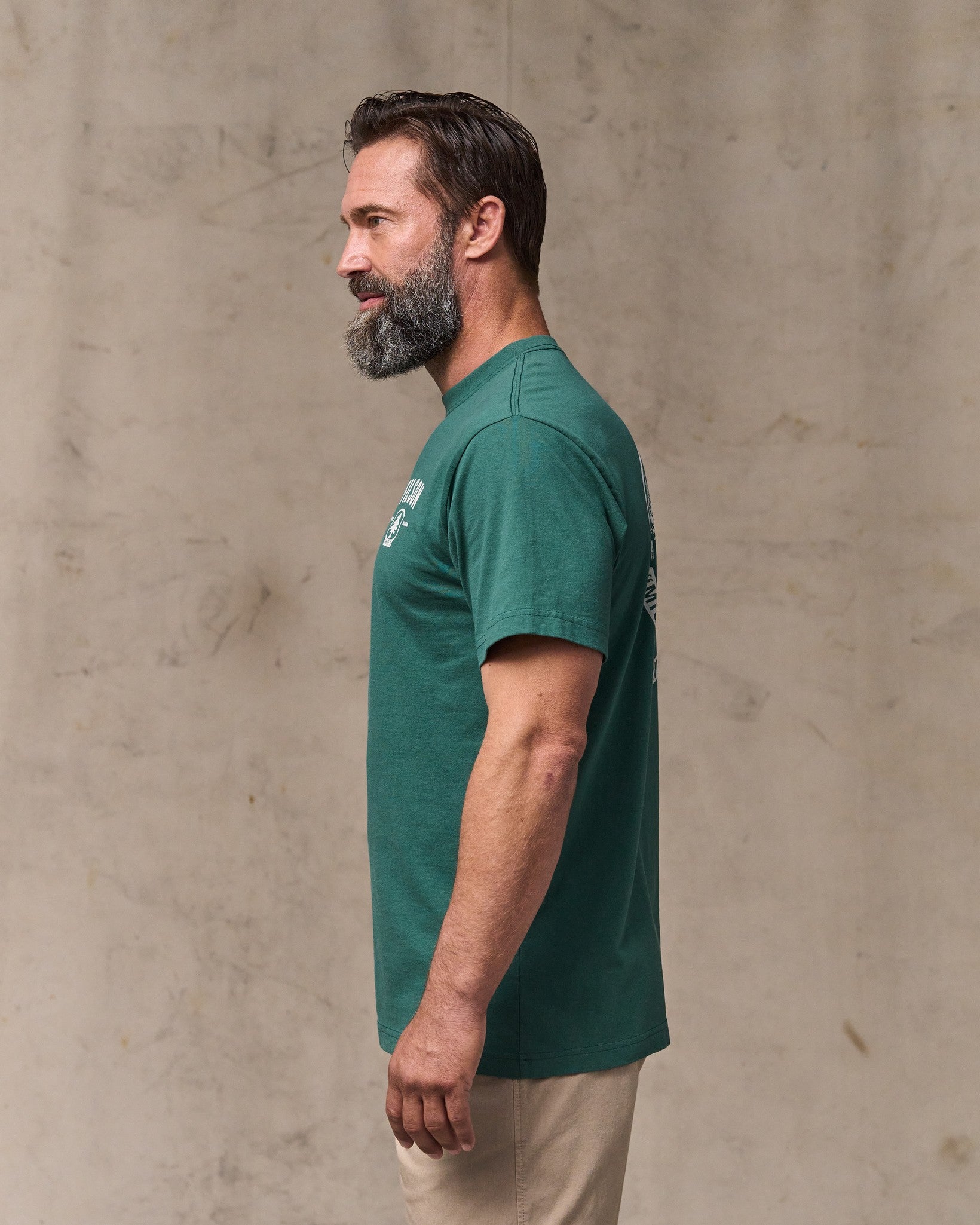 Forestry Graphic T-Shirt - Mallard Green - Image 3