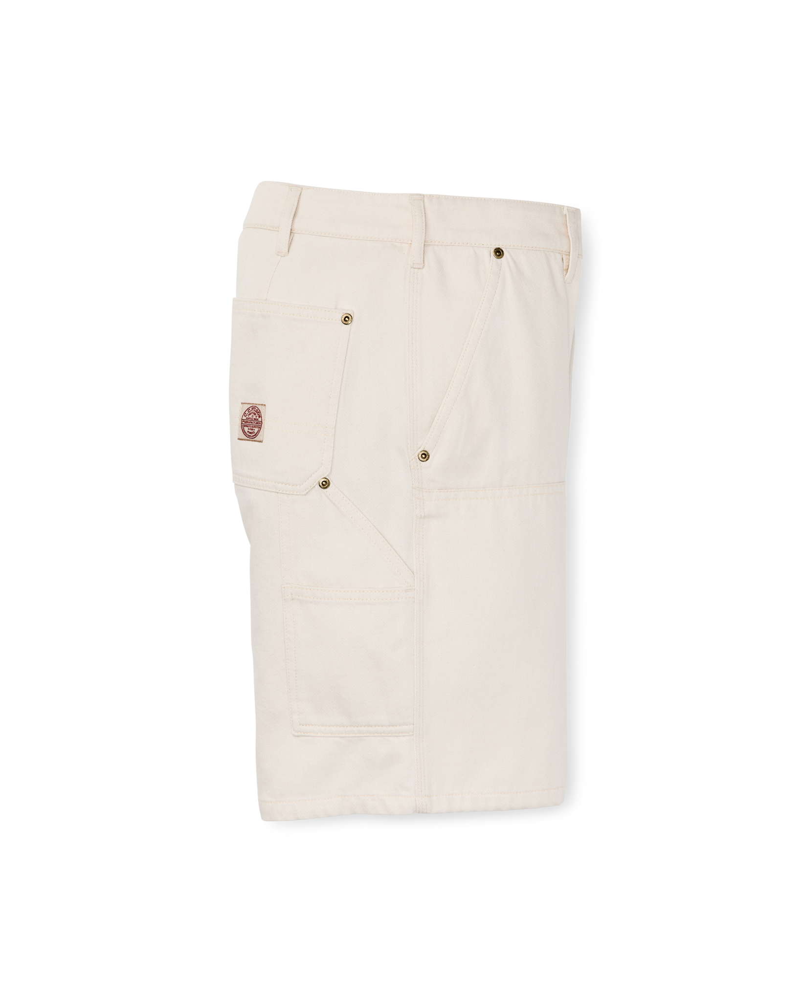 Women's 11-oz. Denim Work Shorts - Natural Seed - Image 3
