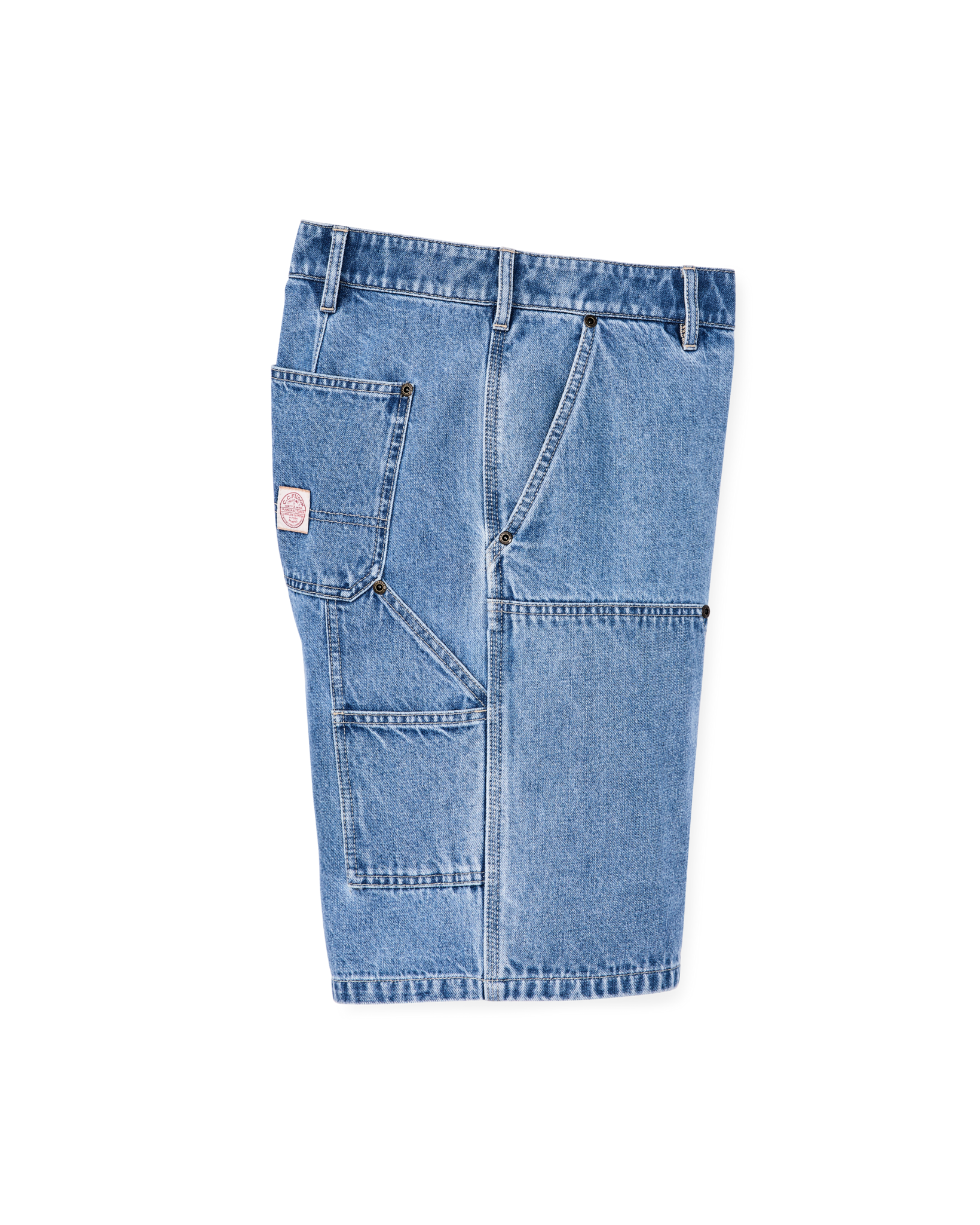 Women's 11-oz. Denim Work Shorts - Medium Indigo - Image 4