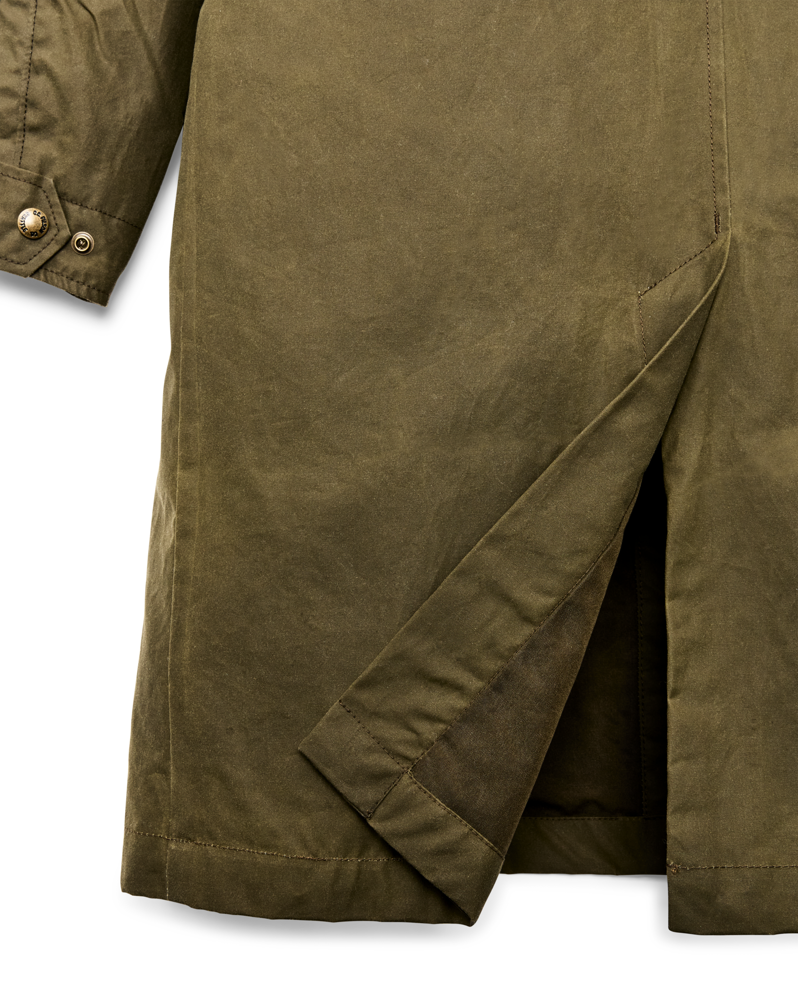 Cover Cloth Trench Coat - Marsh Olive - Image 9