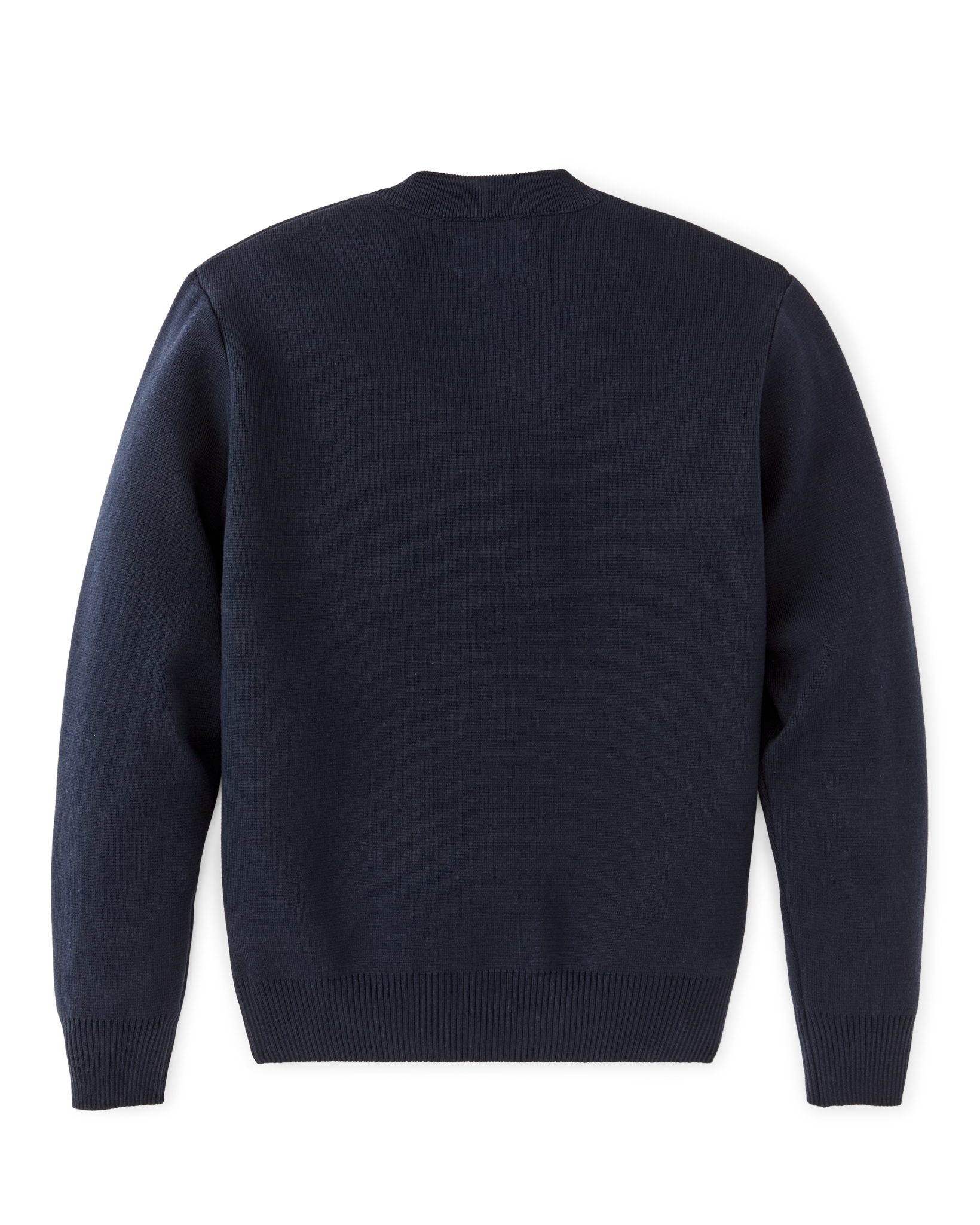 Cotton Crewneck Guide Sweater - Dark Navy - Image 5