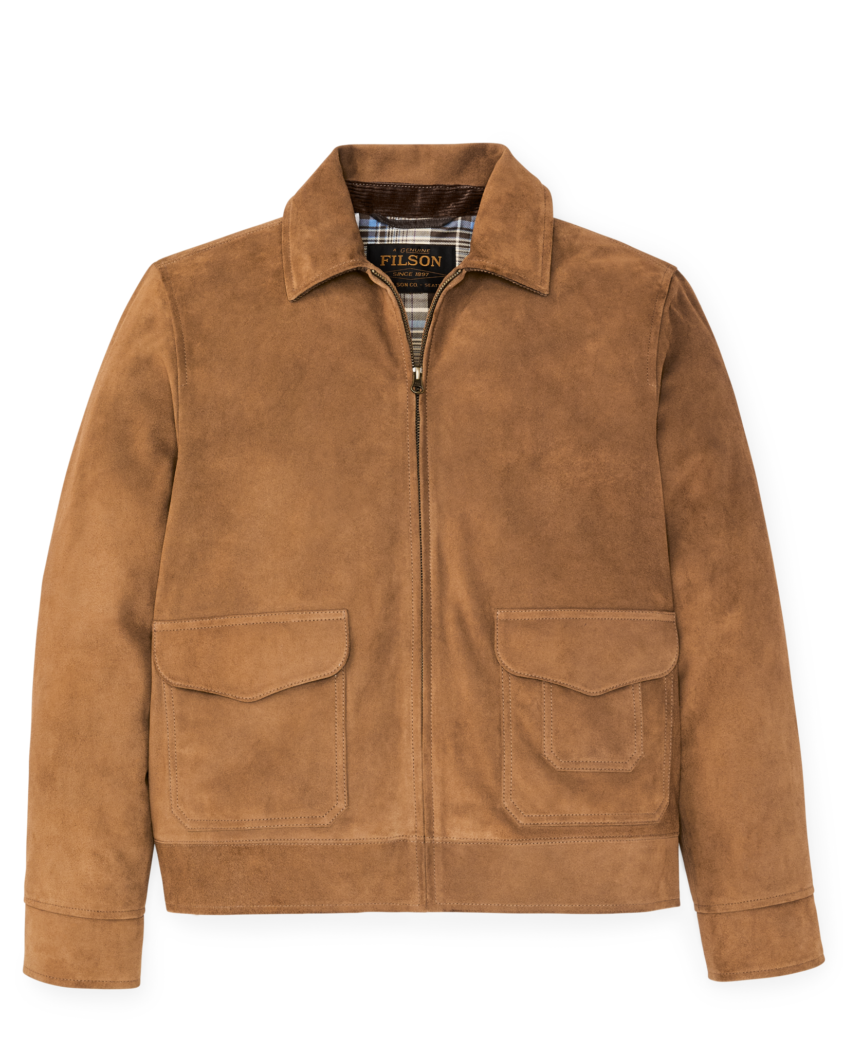 Leather Hadlock Jacket - Saddle Brown - Image 4