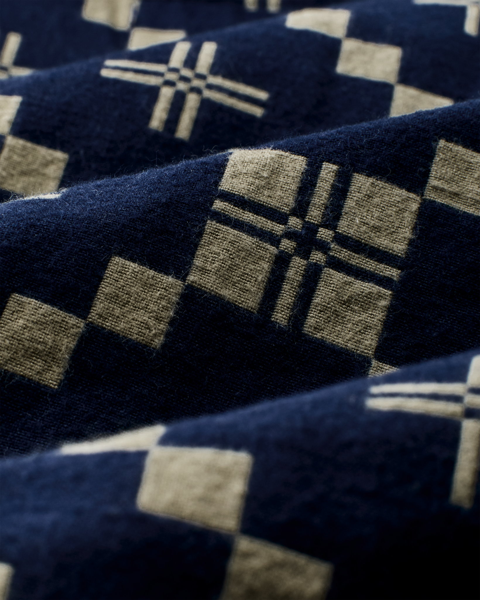 Women's Colchuck Short Jacket - Navy / Sage Jacquard - Image 5