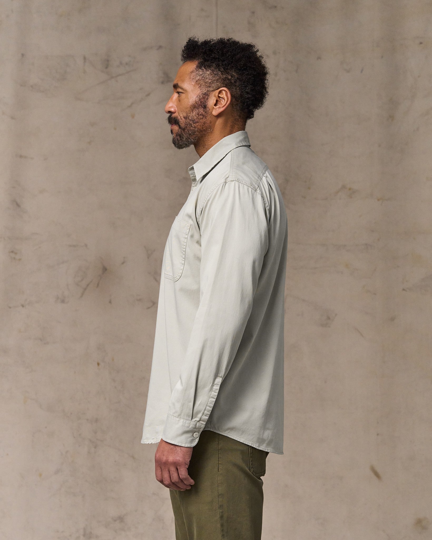 4.5-oz. Twill Shirt - Gray Sky - Image 3