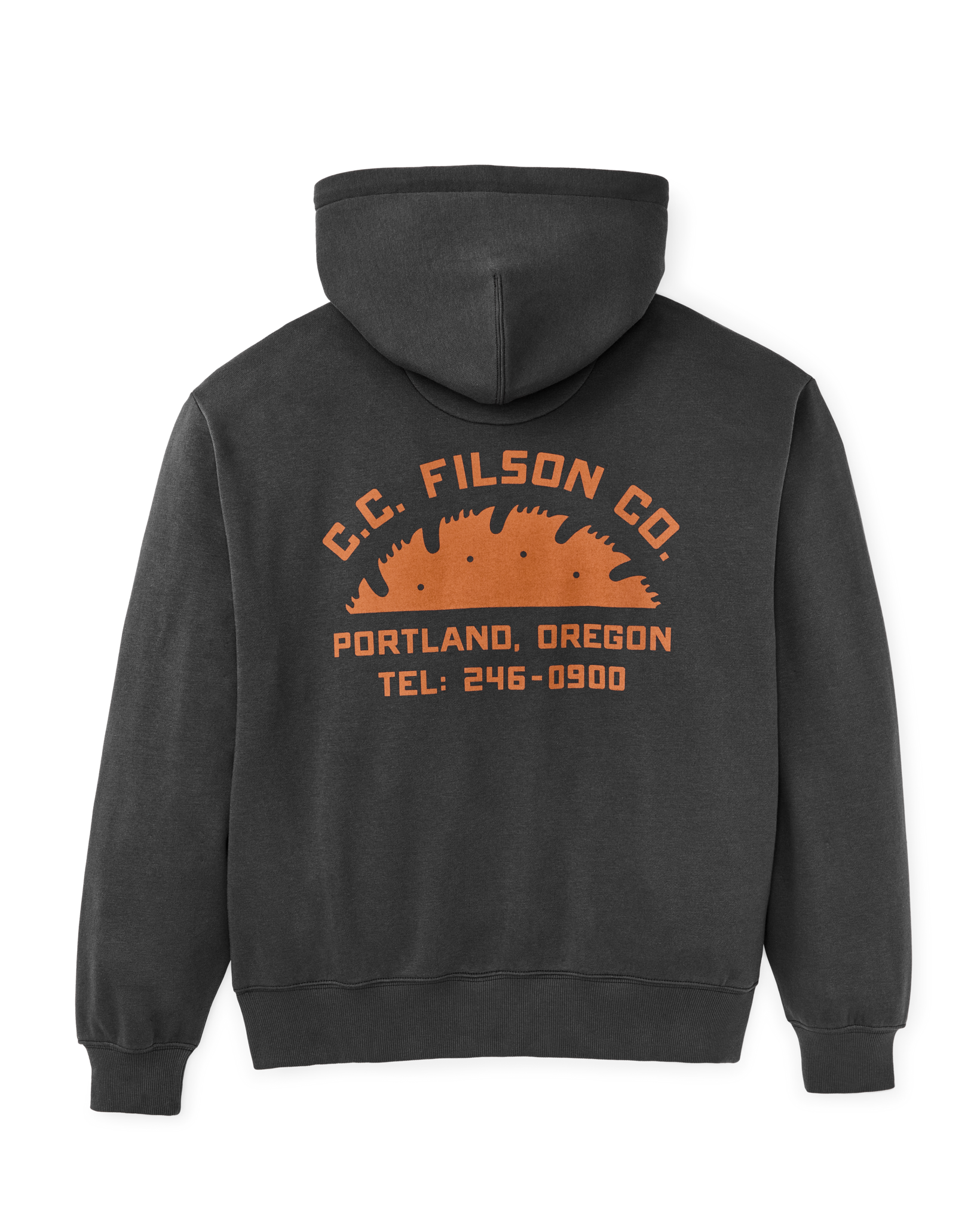 Portland Graphic Hoodie - Faded Black - Image 2