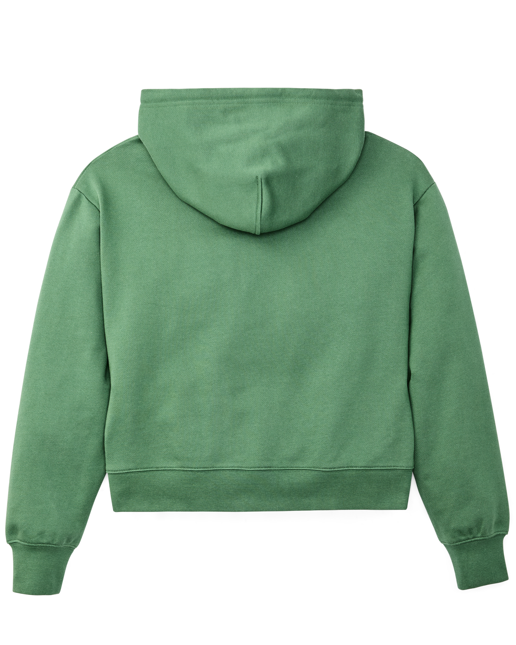 Women's French Terry Half-zip Hoodie - Light Forest - Image 6